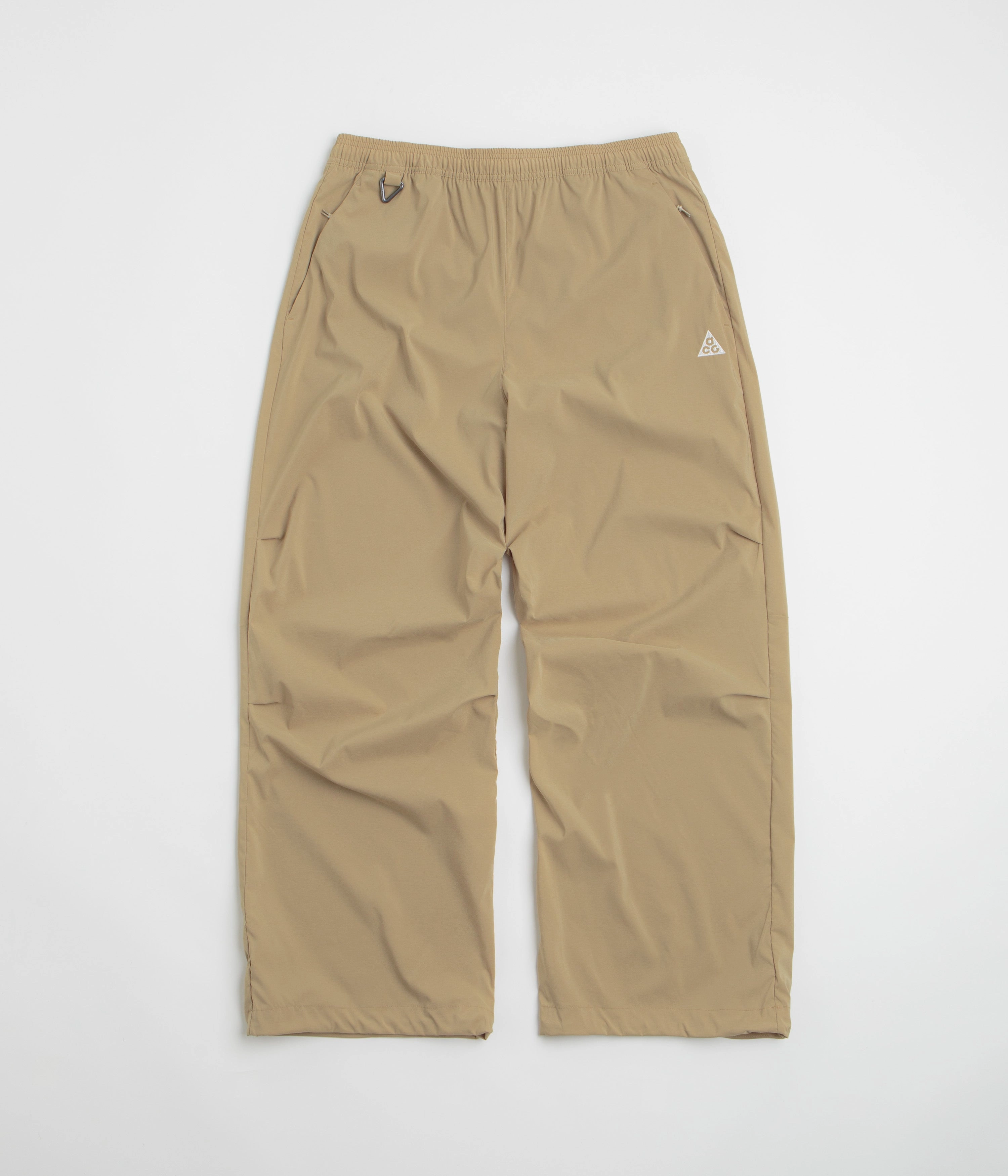 Low Profile Non Tapered Leg Nike ACG Womens Activitorium Pants - Parachute Beige / Light Khaki / Summit White