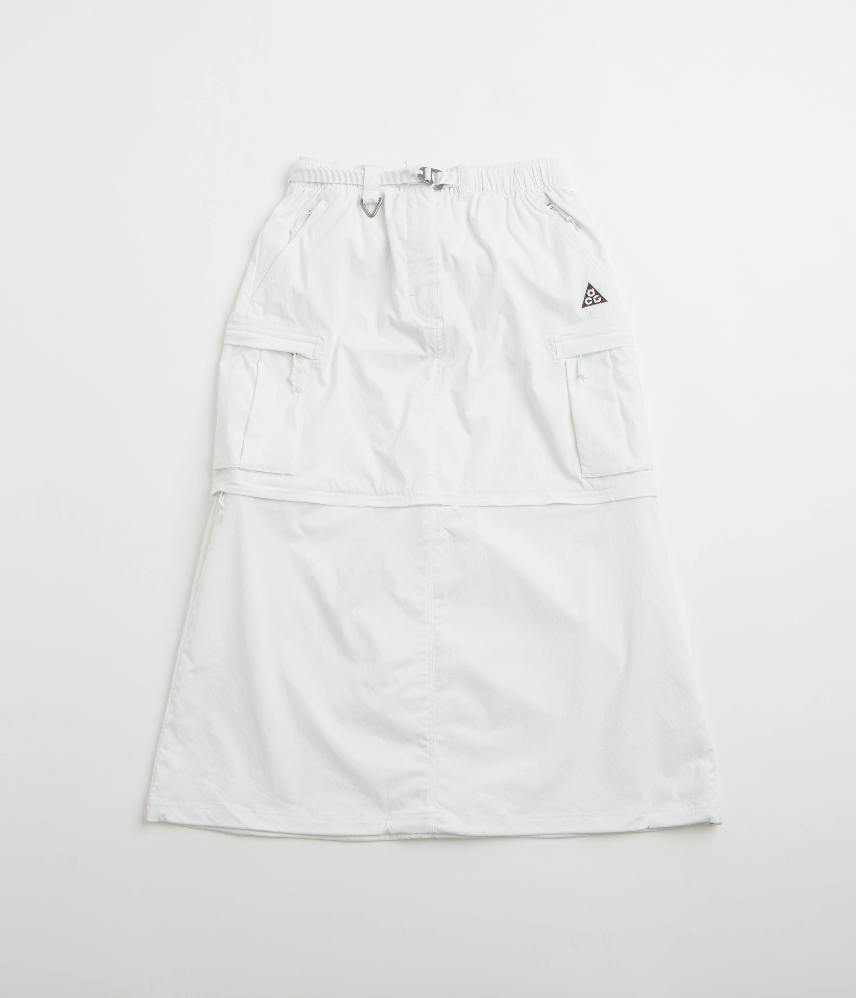 Non-Binding Fit Nike ACG Womens Smith Summit Zip-Off Skirt - Summit White / Black