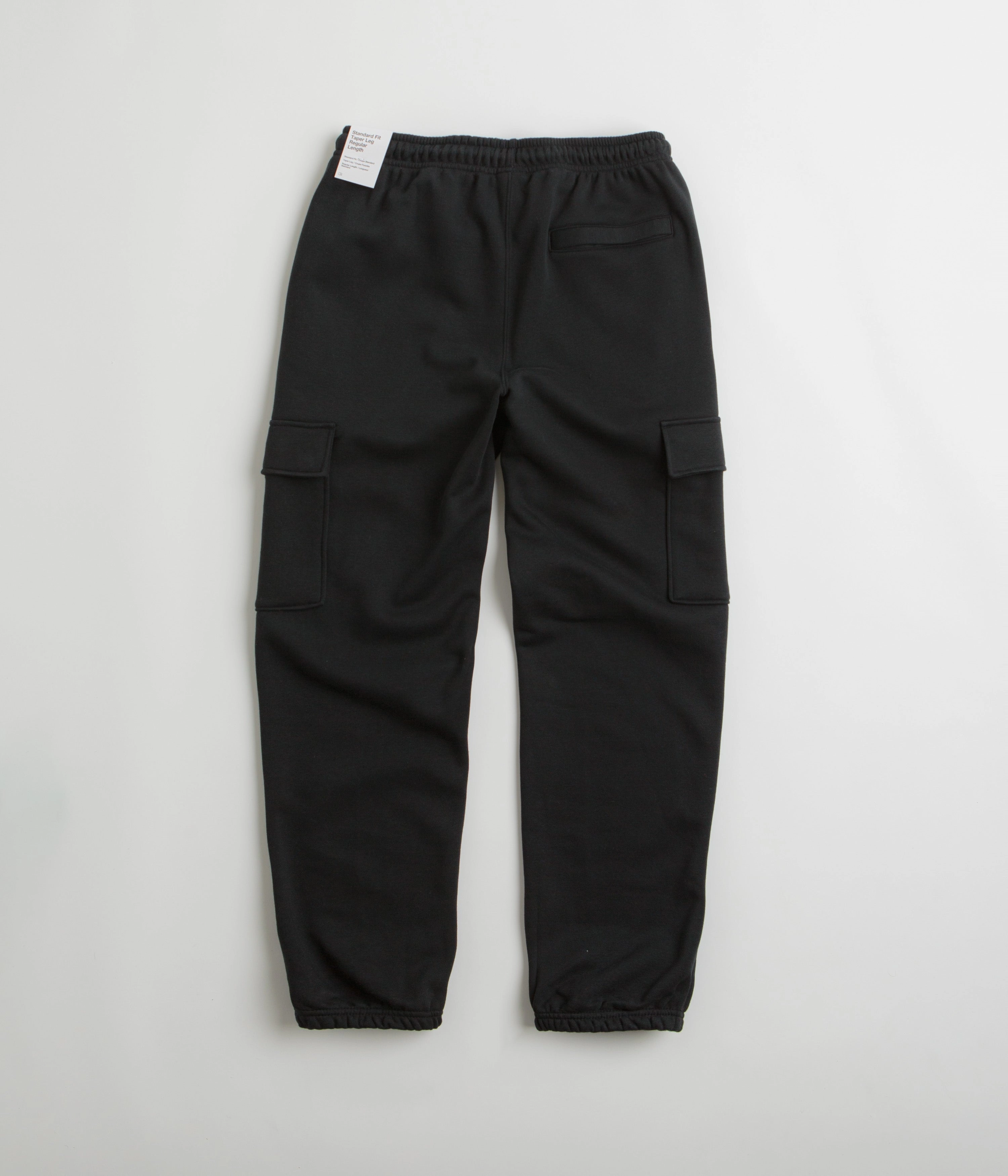 Relaxed Vibe Smart Motion Nike Club Cargo Pants - Black / Black / White