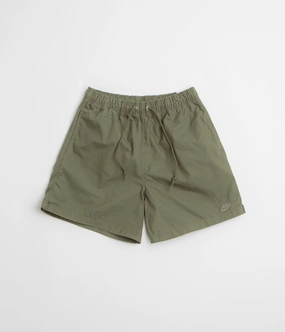 Nike Club Flow Wash Shorts - Medium Olive / Medium Olive Minimal Bulk
