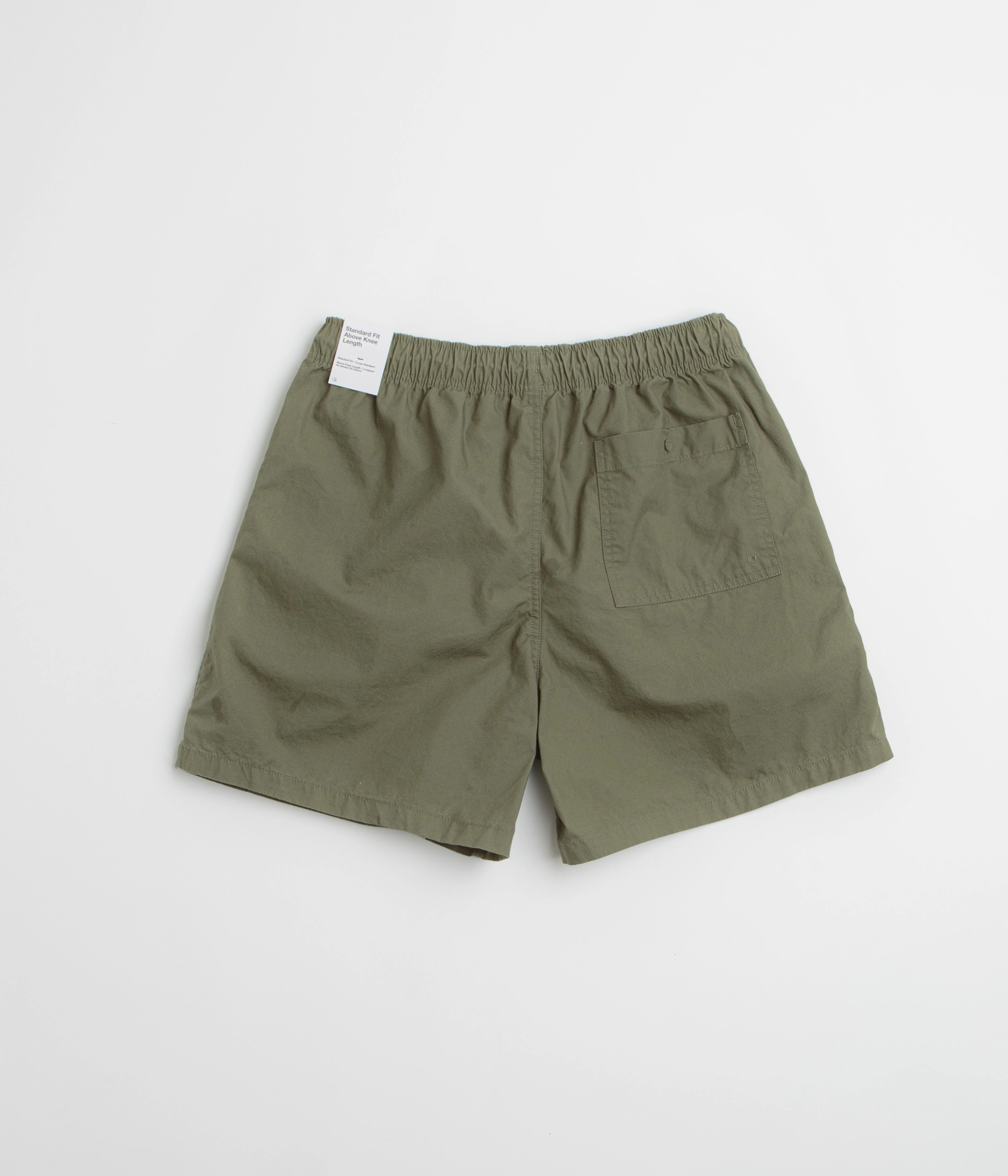 Nike Club Flow Wash Shorts - Medium Olive / Medium Olive Mesh Fabric Flex Style