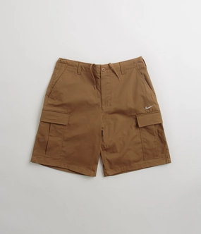 Durable Hemming stretchy fabric Nike SB Cargo Shorts - Ale Brown / White