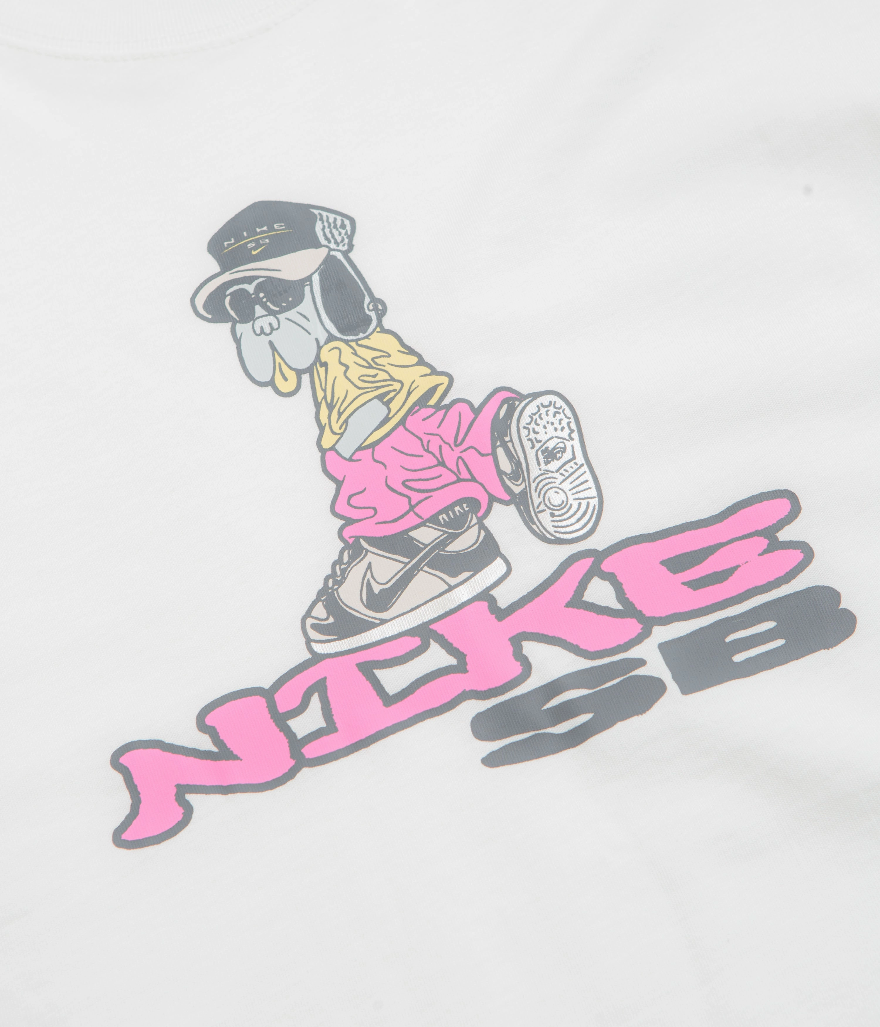Nike SB Dunk Dog T-Shirt - White Athletic Comfort Wear