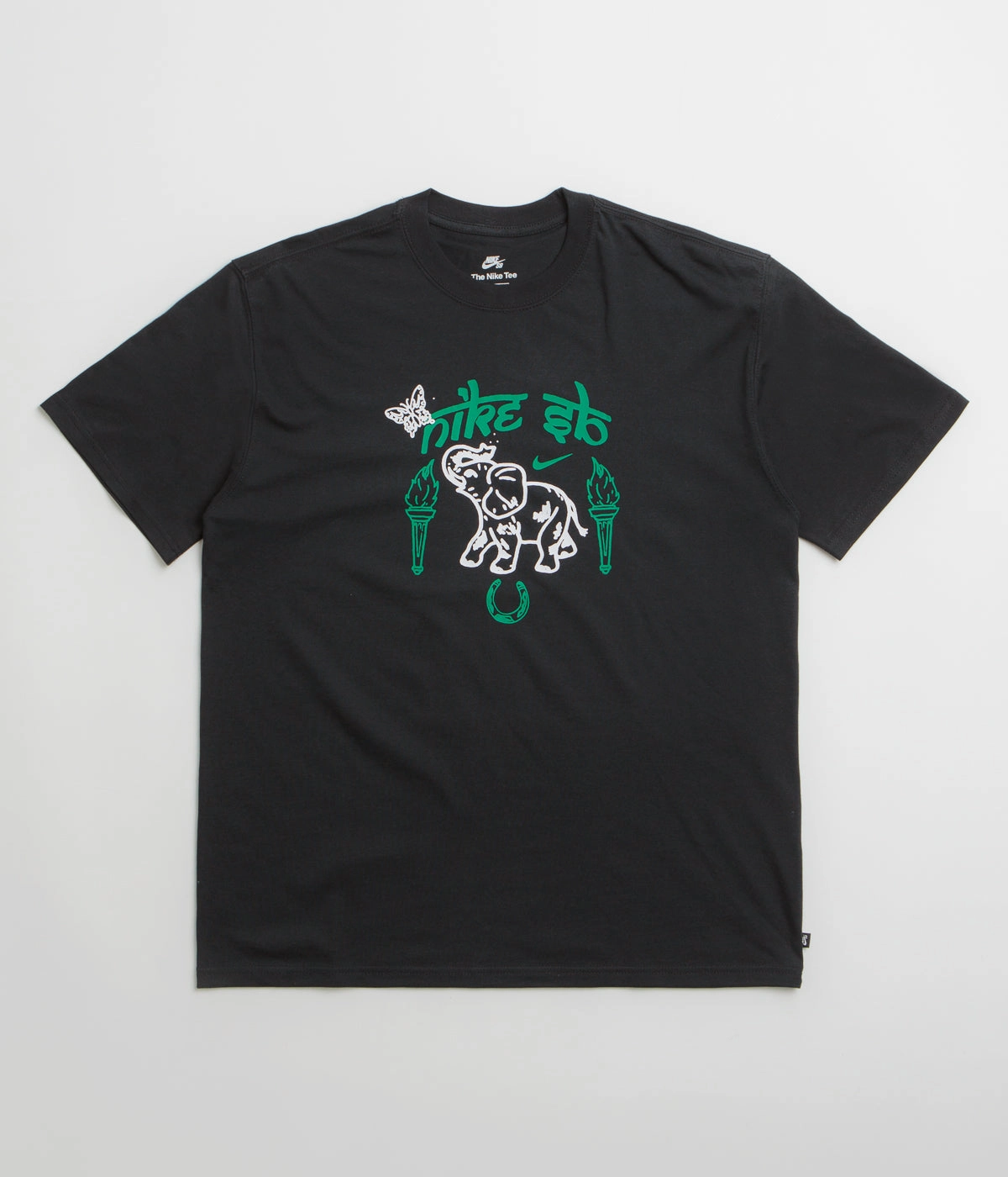 Trendy Comfort Wear Nike SB Elephant T-Shirt - Black