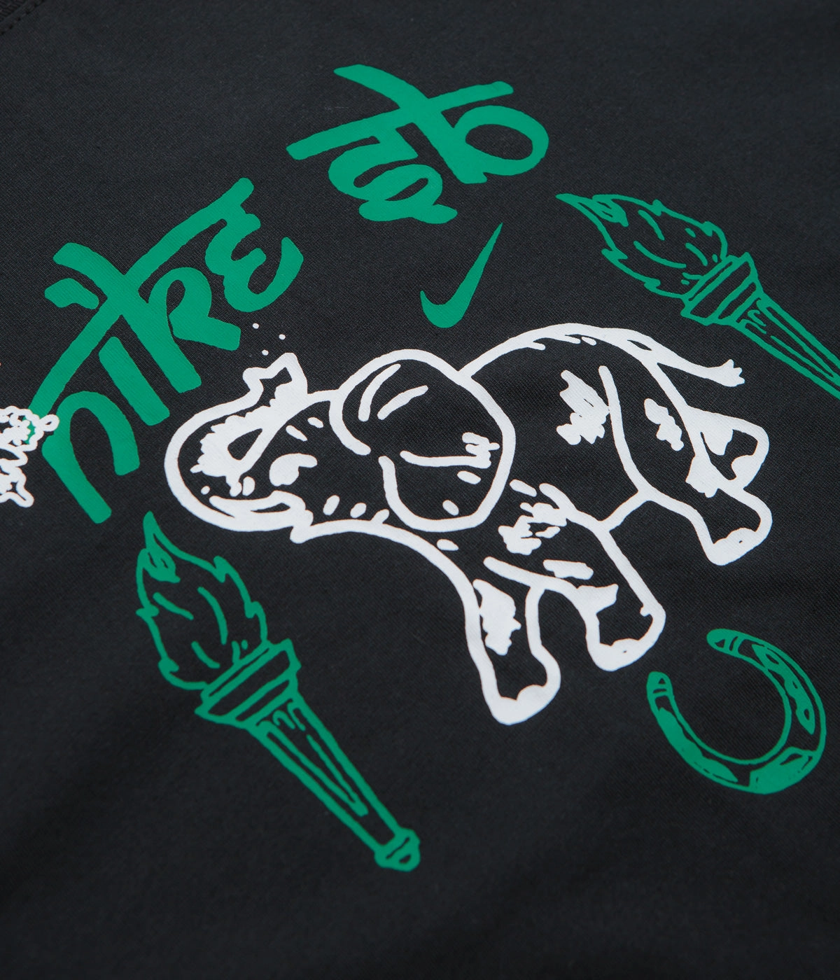 Sleek Design Casual Style Nike SB Elephant T-Shirt - Black