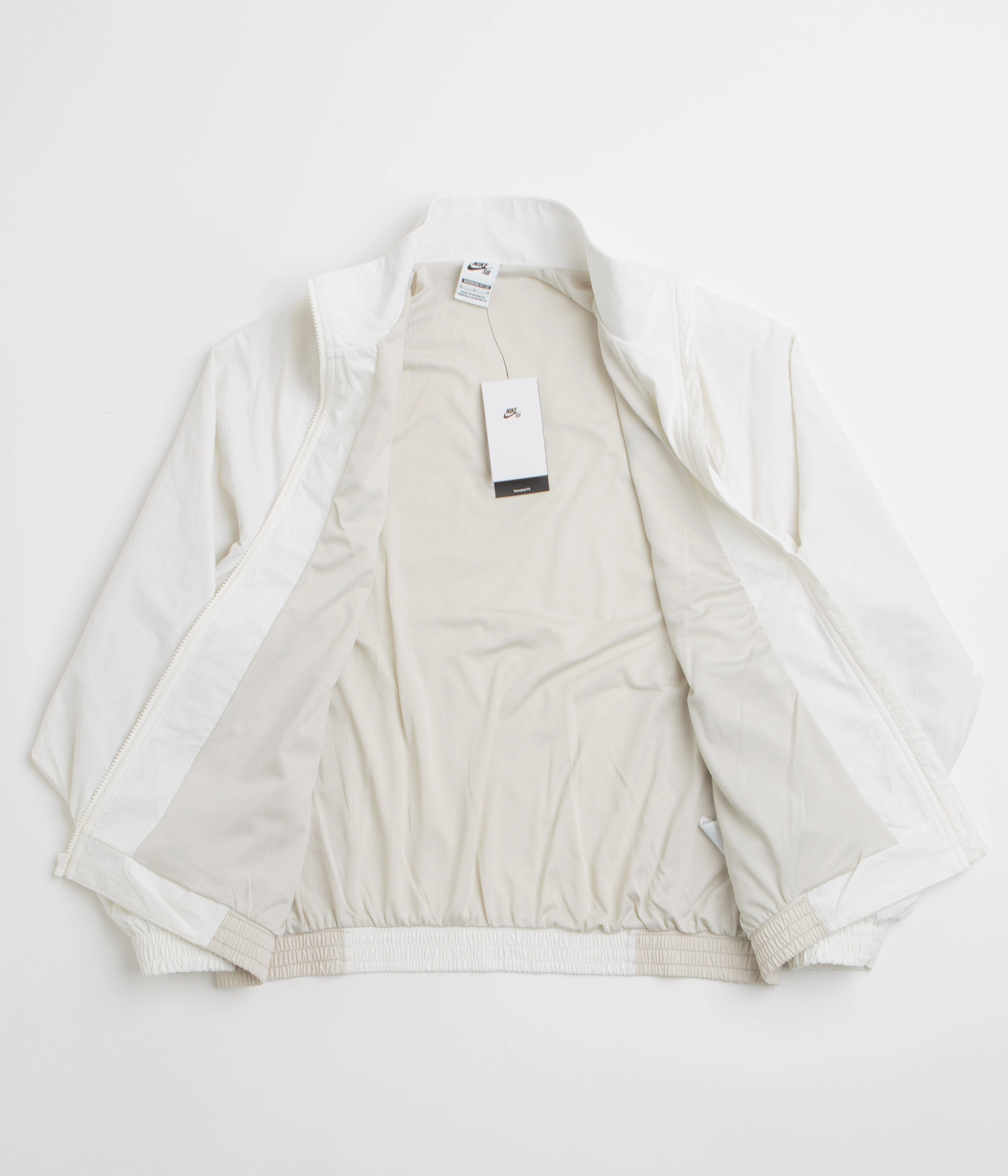 UV protection layer Nike SB Full Zip Woven Jacket - Sail / Light Bone / Black