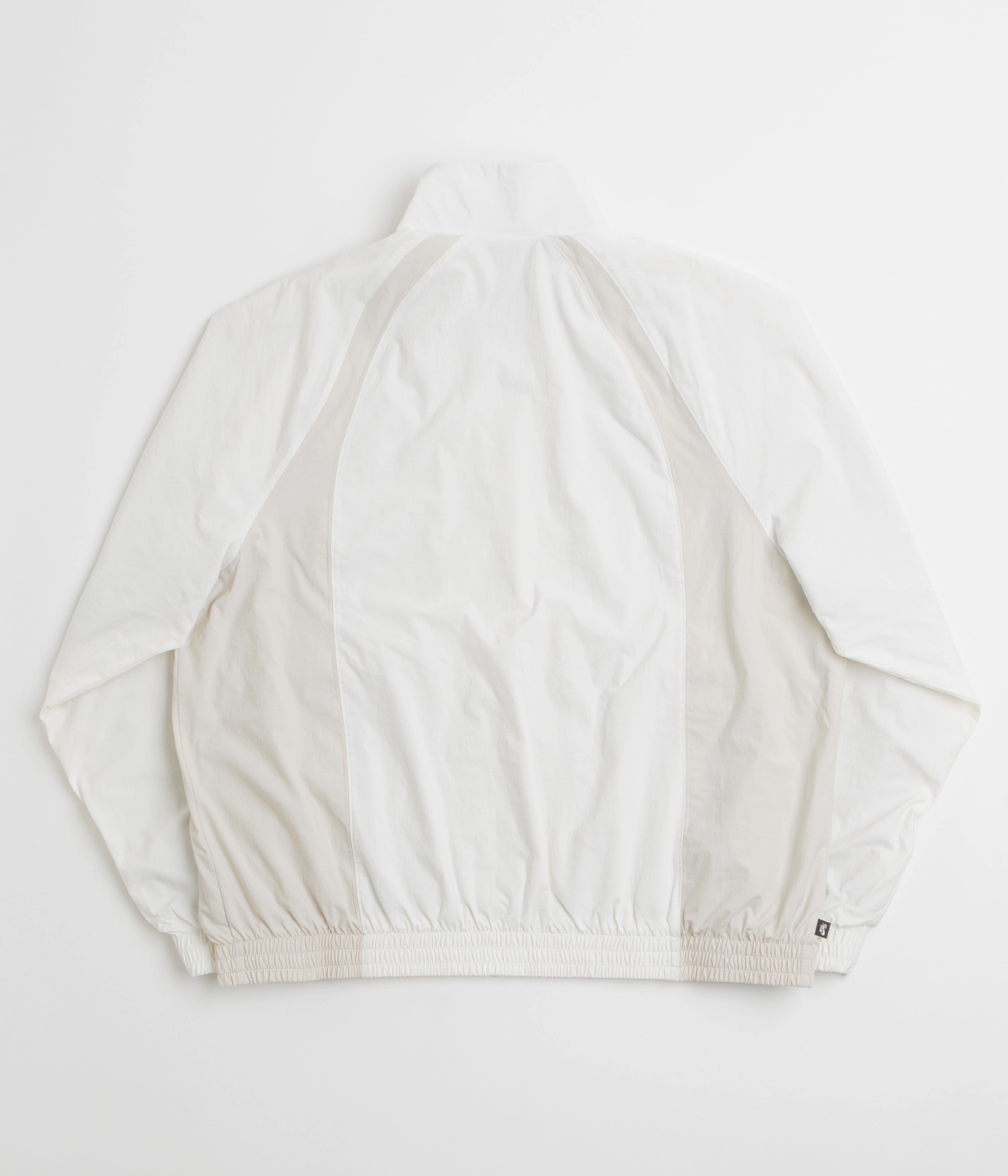 Nike SB Full Zip Woven Jacket - Sail / Light Bone / Black Elastic cuffs