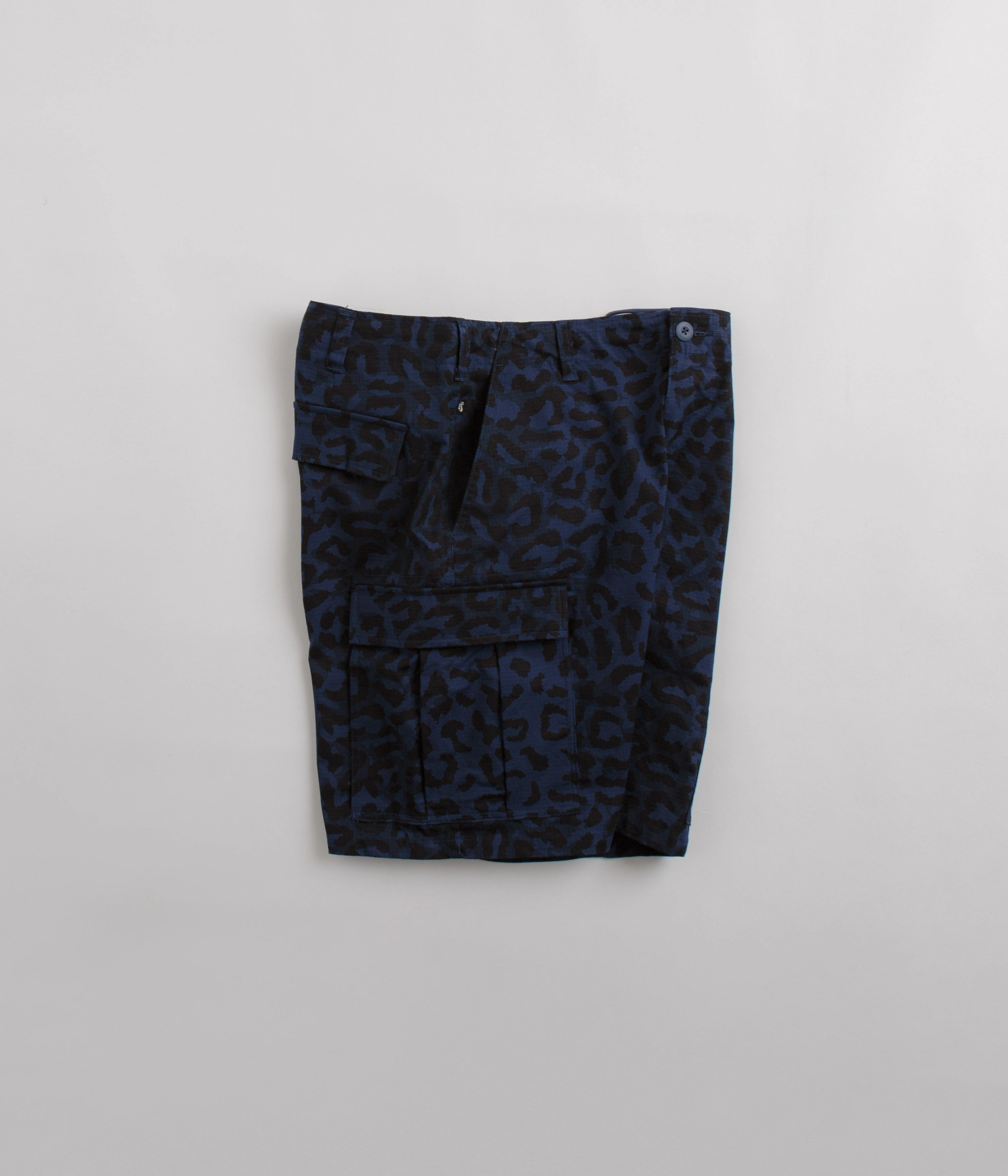 Nike SB Kearny Print Shorts - Midnight Navy Contoured Articulation Outdoor Performance