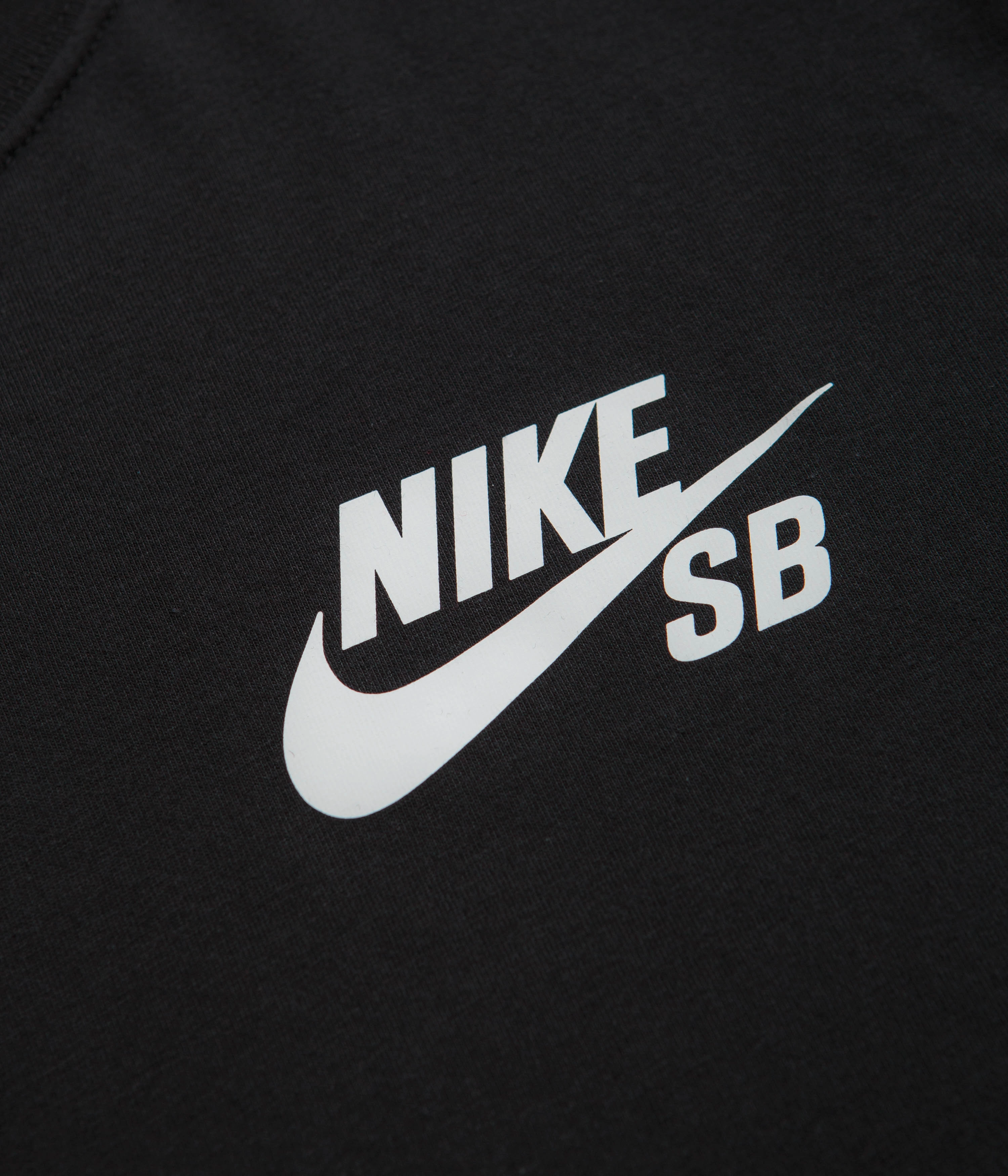 Nike SB Logo T-Shirt - Black / Black / White Moisture Management