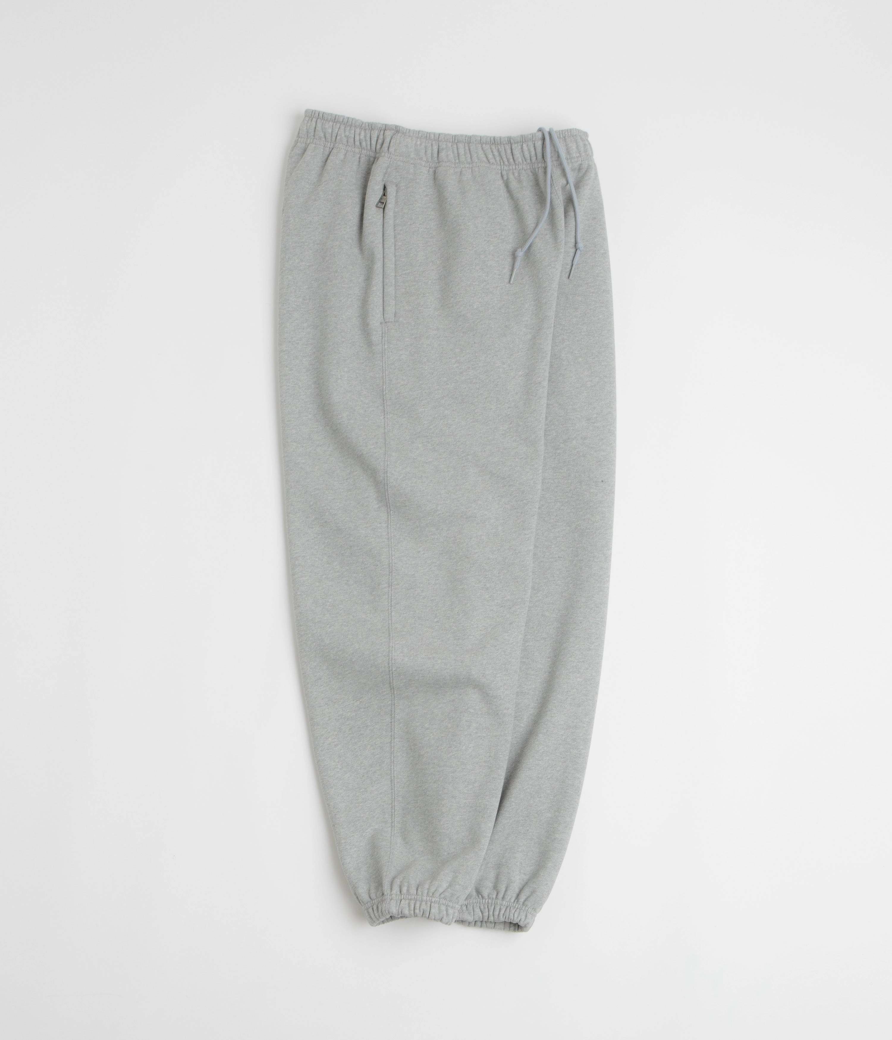 Nike Solo Swoosh Cuffed Sweatpants - Dark Grey Heather / Light Smoke Grey / White Flexible Design