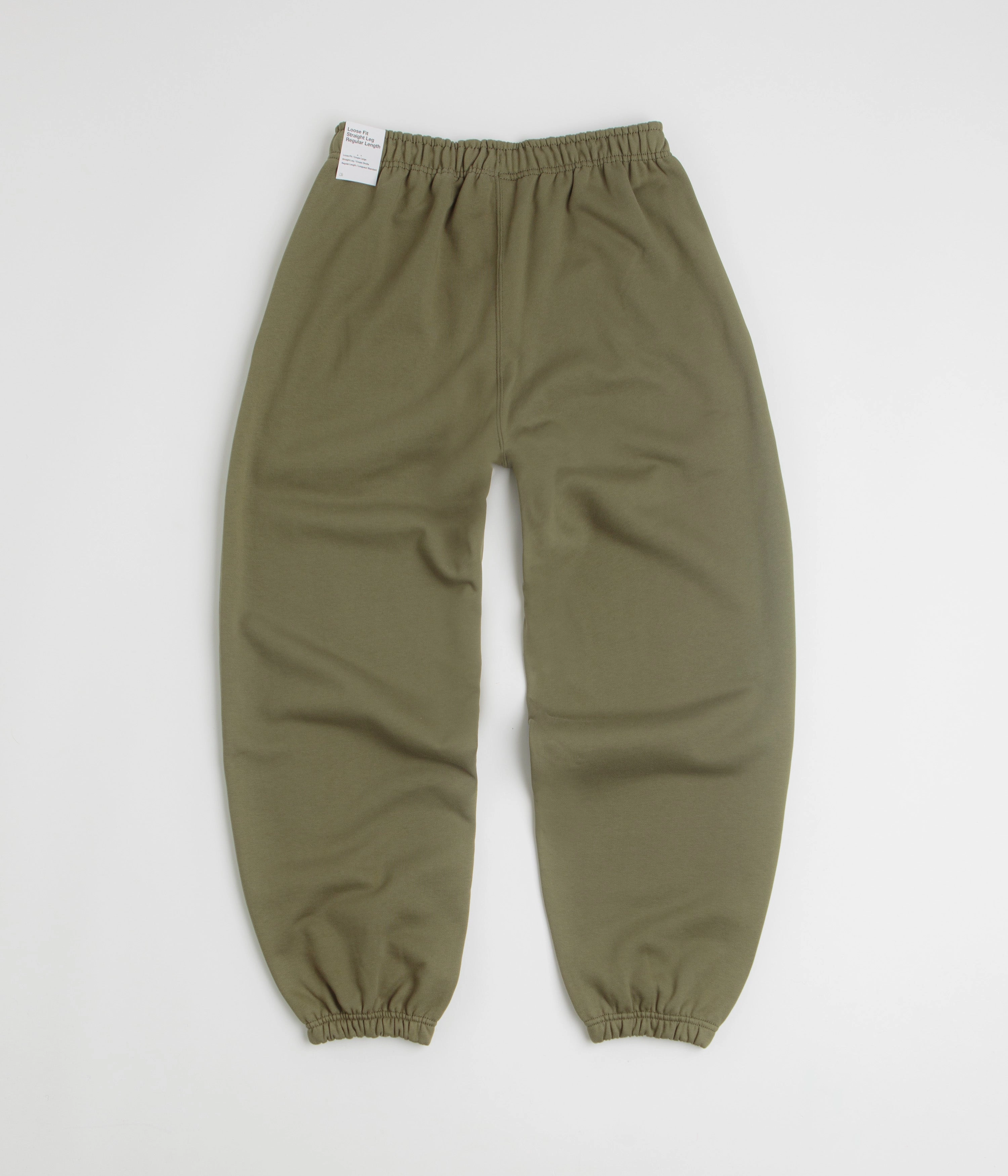 Nike Solo Swoosh Cuffed Sweatpants - Medium Olive / Medium Olive / White Anti Static Finish
