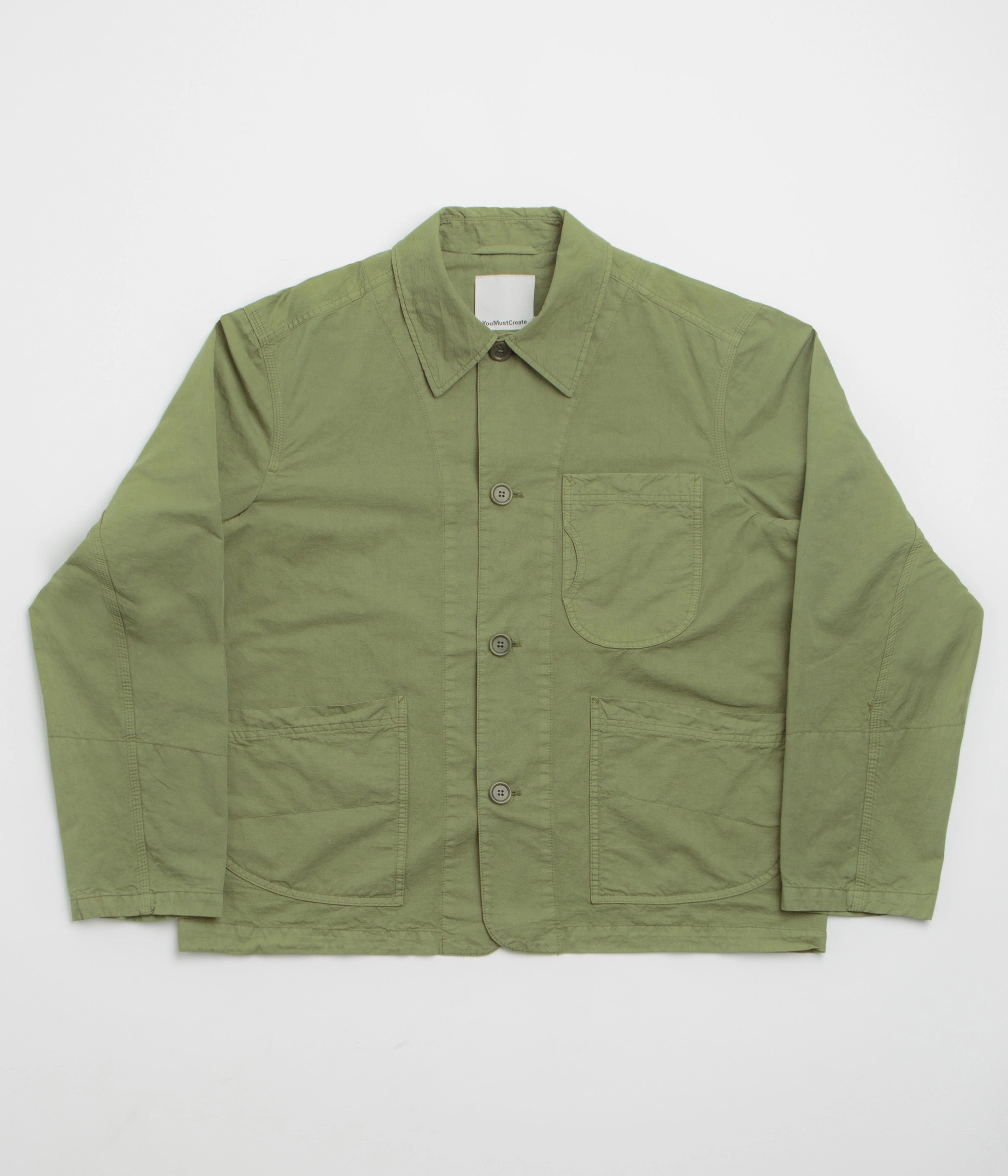 YMC Construction Jacket - Green Thermo Regulating Fabric