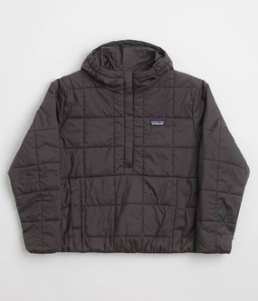 Patagonia Womens Light Gust Hooded Pullover Jacket - Black Durable Corrosion Resistant Zippers No Smell