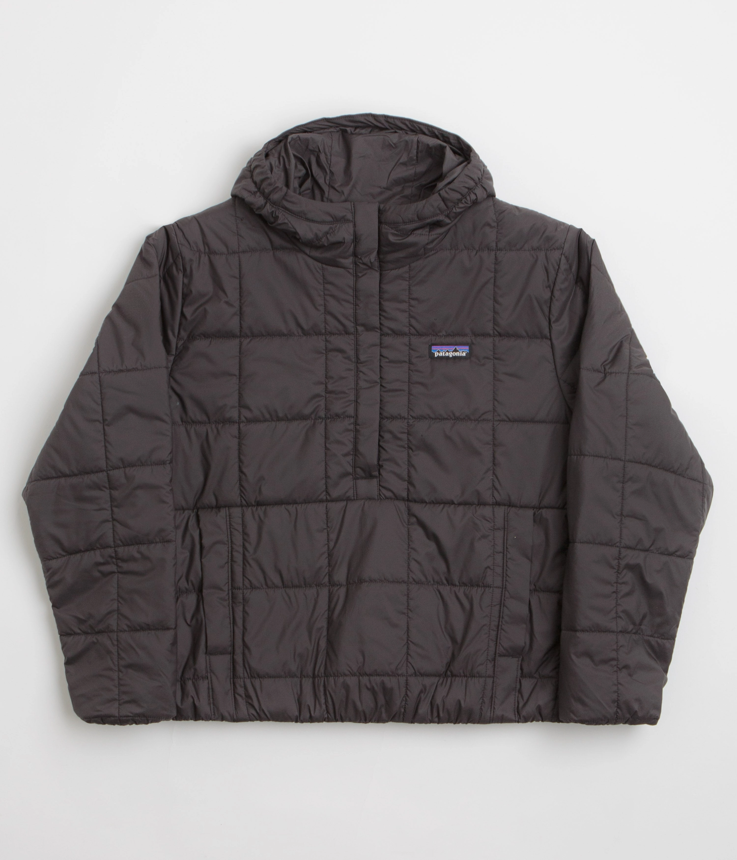 Patagonia Womens Light Gust Hooded Pullover Jacket - Black Durable Corrosion Resistant Zippers No Smell
