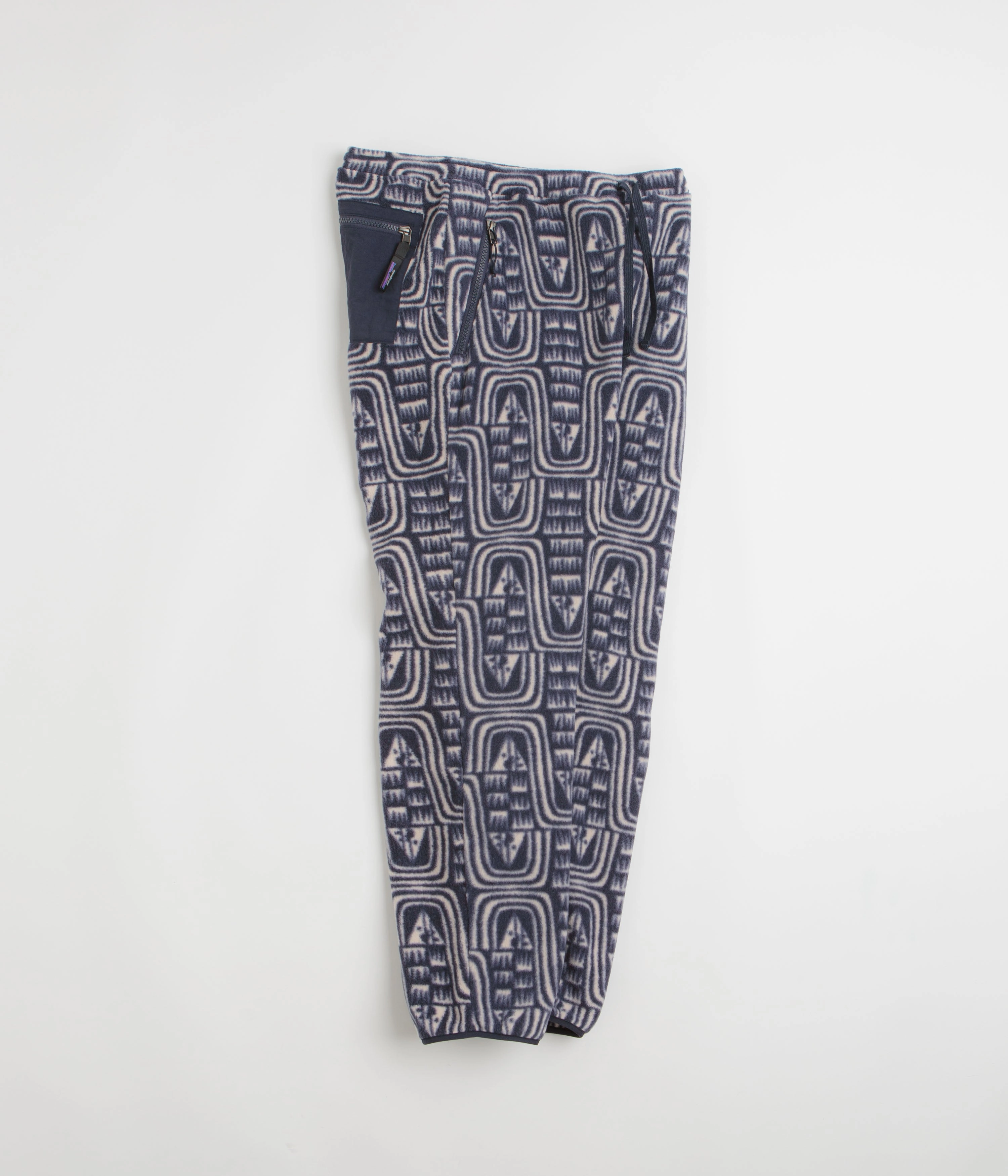 Patagonia Synchilla Pants - Flow: Sunken Blue Active Performance Belt loops