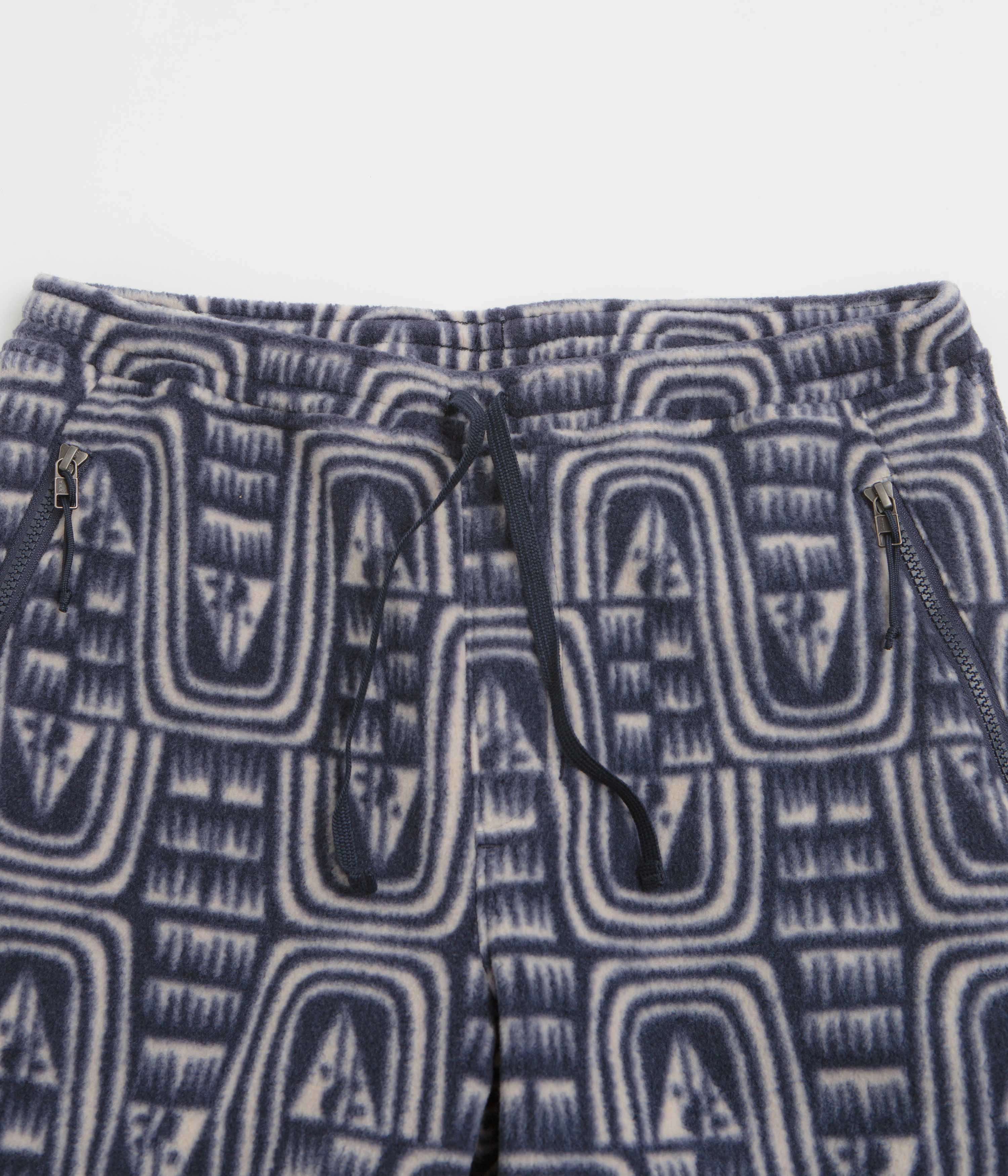 SoftLining Seamless Waistband Patagonia Synchilla Pants - Flow: Sunken Blue