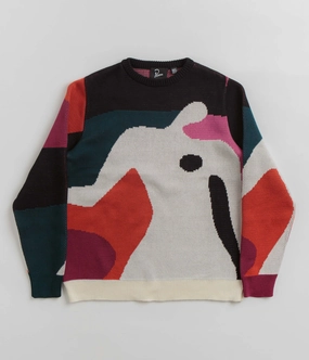 by Parra Grand Ghost Caves Knitted Sweatshirt - Multi Timeless Design