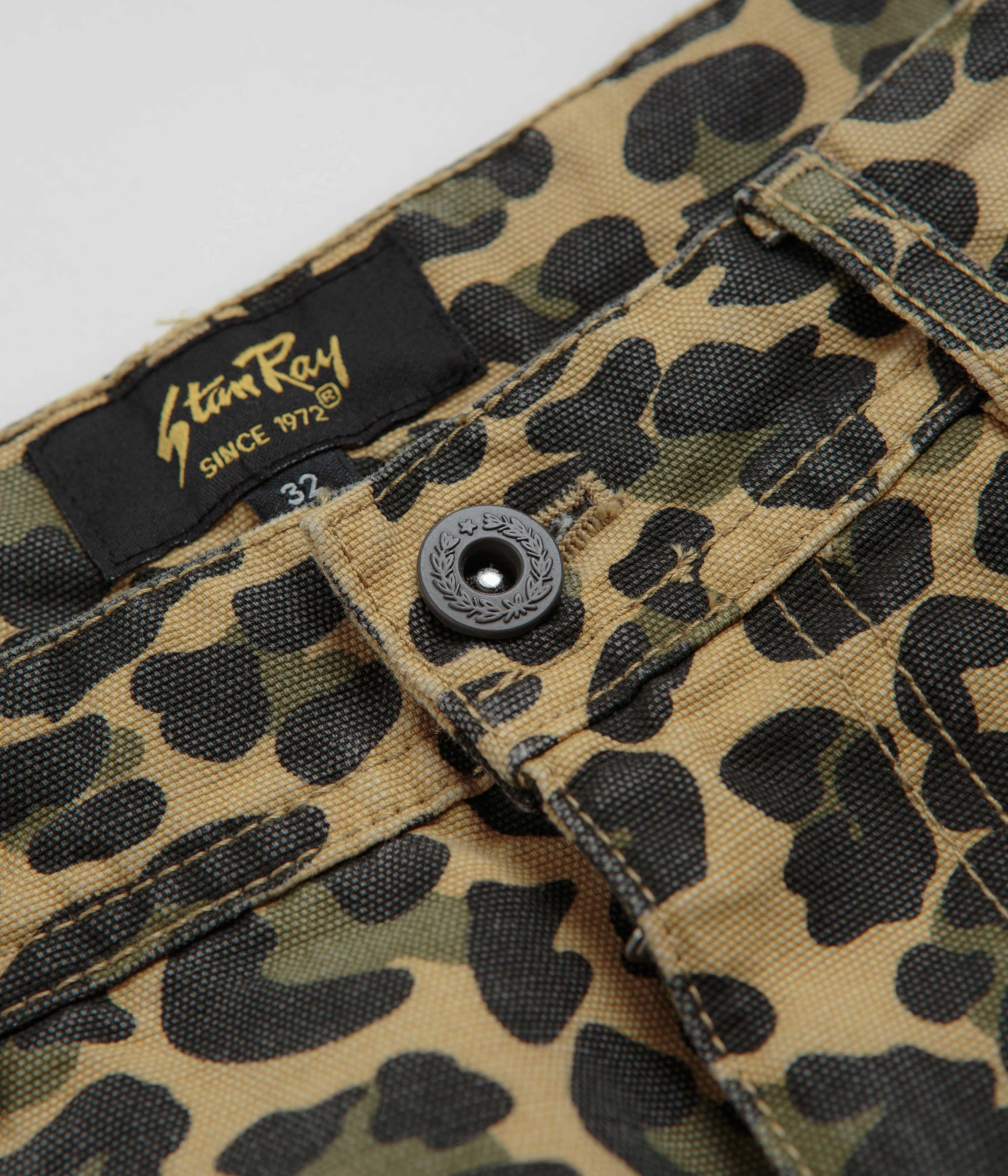 Stan Ray Big Job Painter Pants - Leopard Camo Breathable Mesh Panels Easy Fit