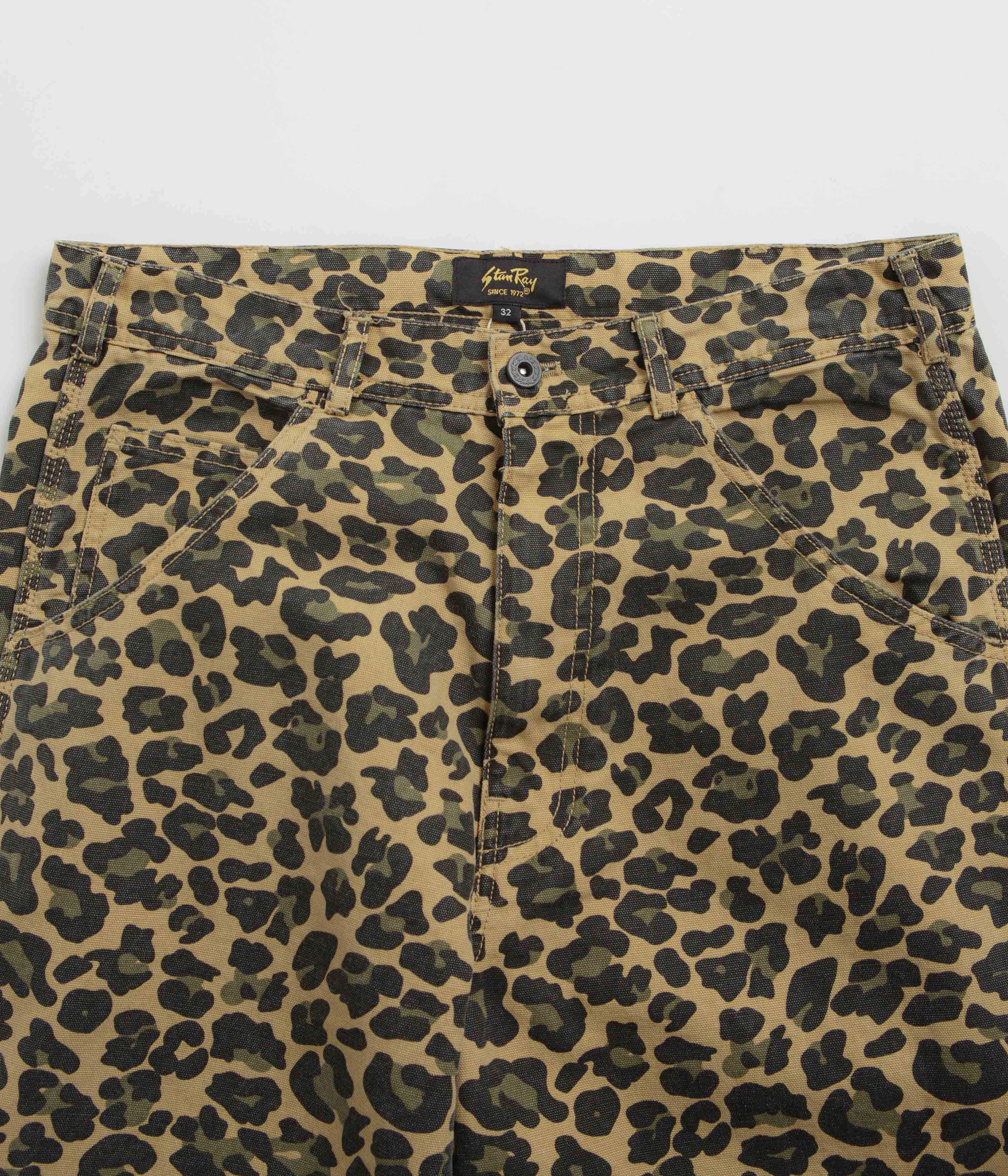 Comfortable Fit Look No Bunching Stan Ray Big Job Painter Pants - Leopard Camo