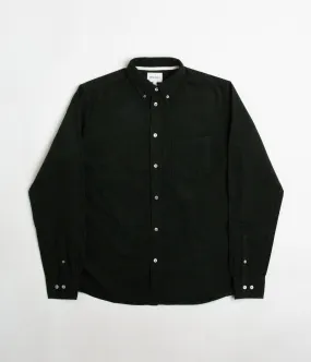 Norse Projects Anton Organic Flannel Shirt - Dark Green Edgy Fashion