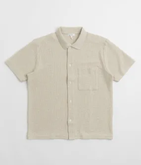 Norse Projects Gustav Crochet Shirt - Oatmeal Minimalist Aesthetic