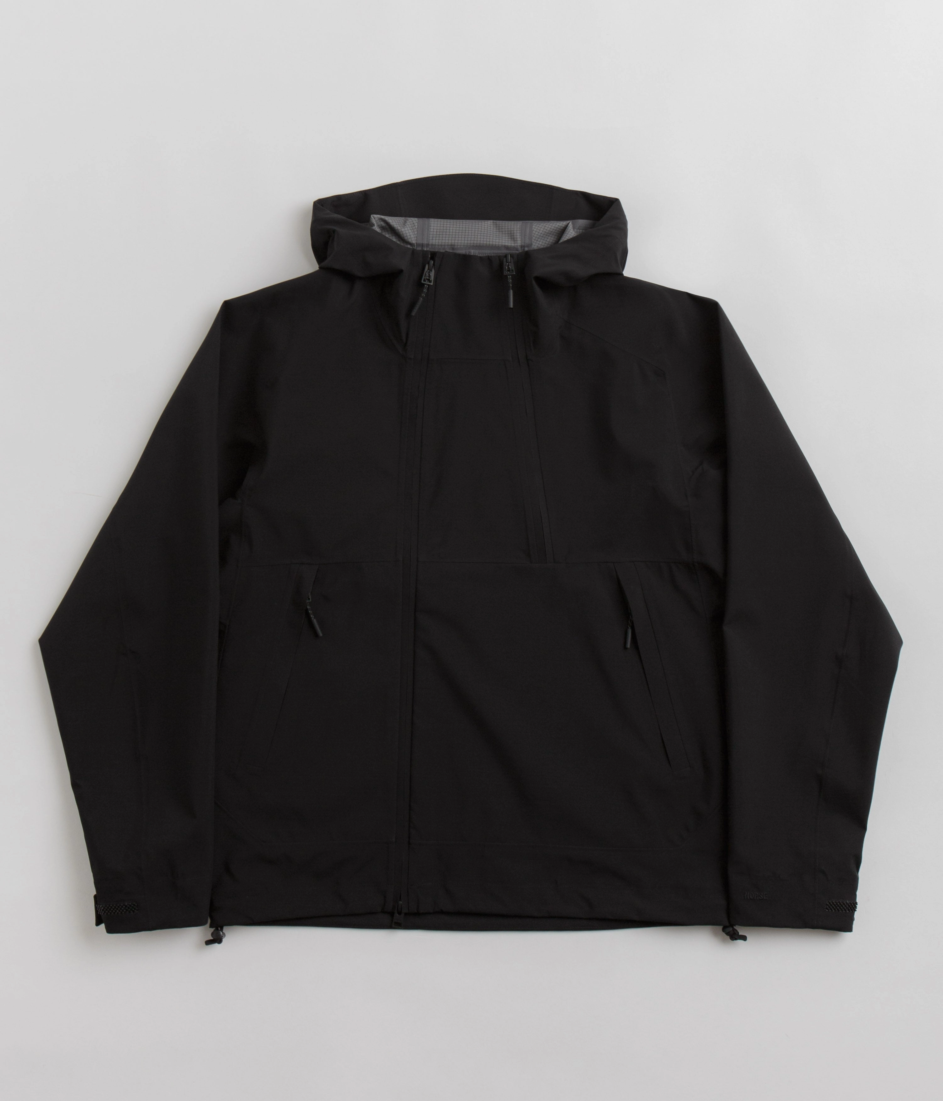 Norse Projects 3L Waterproof Shell Jacket - Black Daily Commute Wear Crisp Walk Look