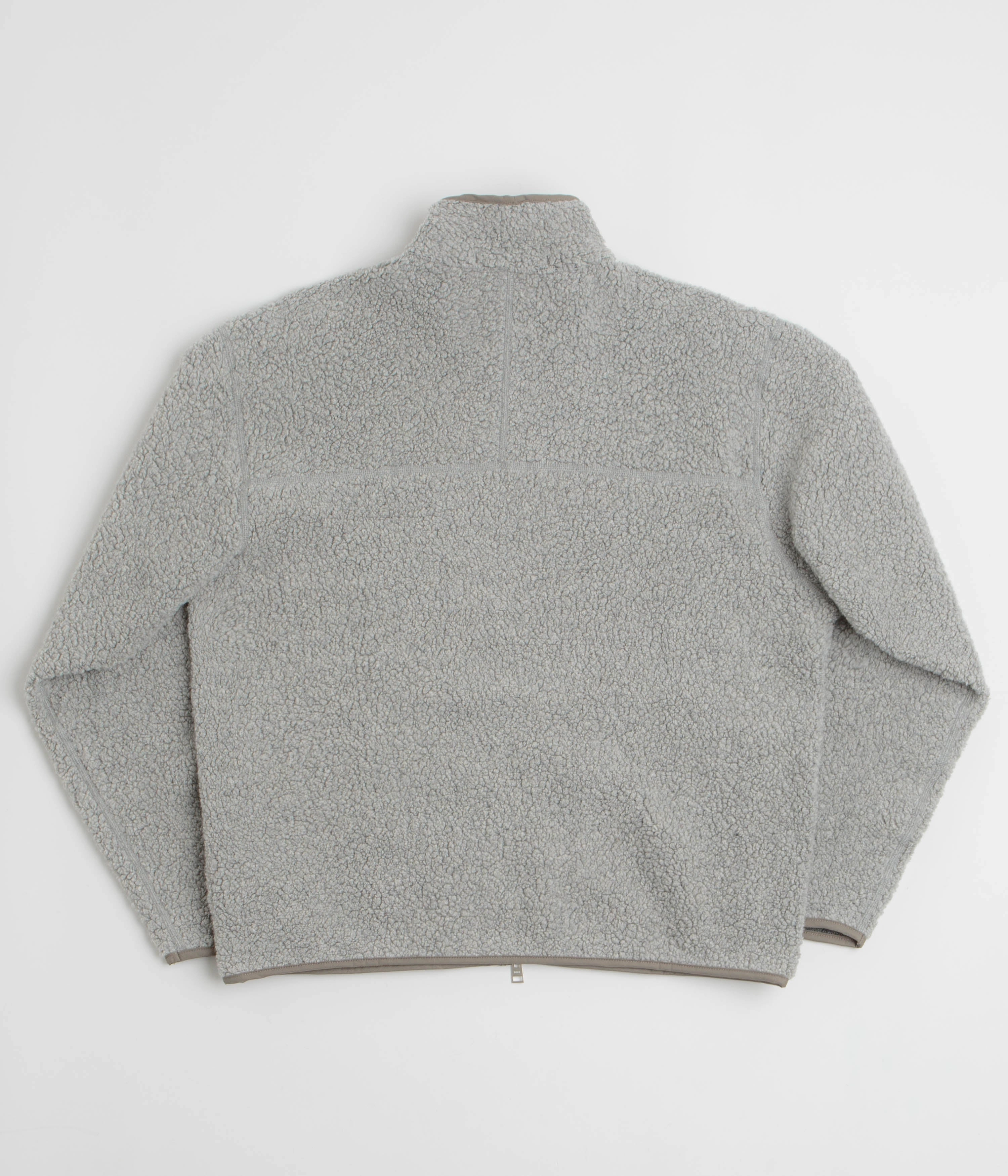 Everyday Layers Sporty Chic Norse Projects Bjorn Sherpa Wool Fleece Jacket - Grey Melange