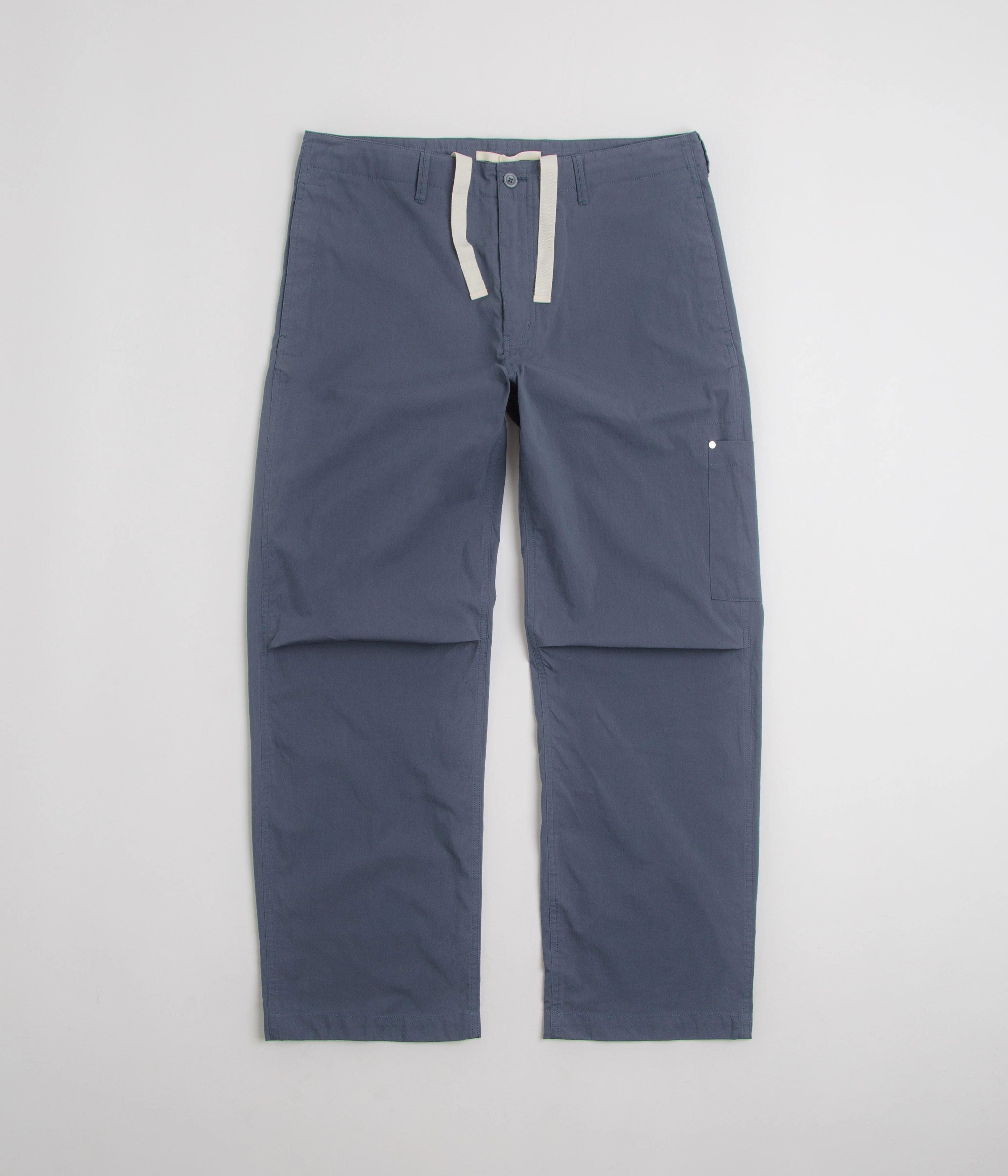 Norse Projects Falke Tab Series Pants - Calcite Blue Barrel Waist Performance Gear