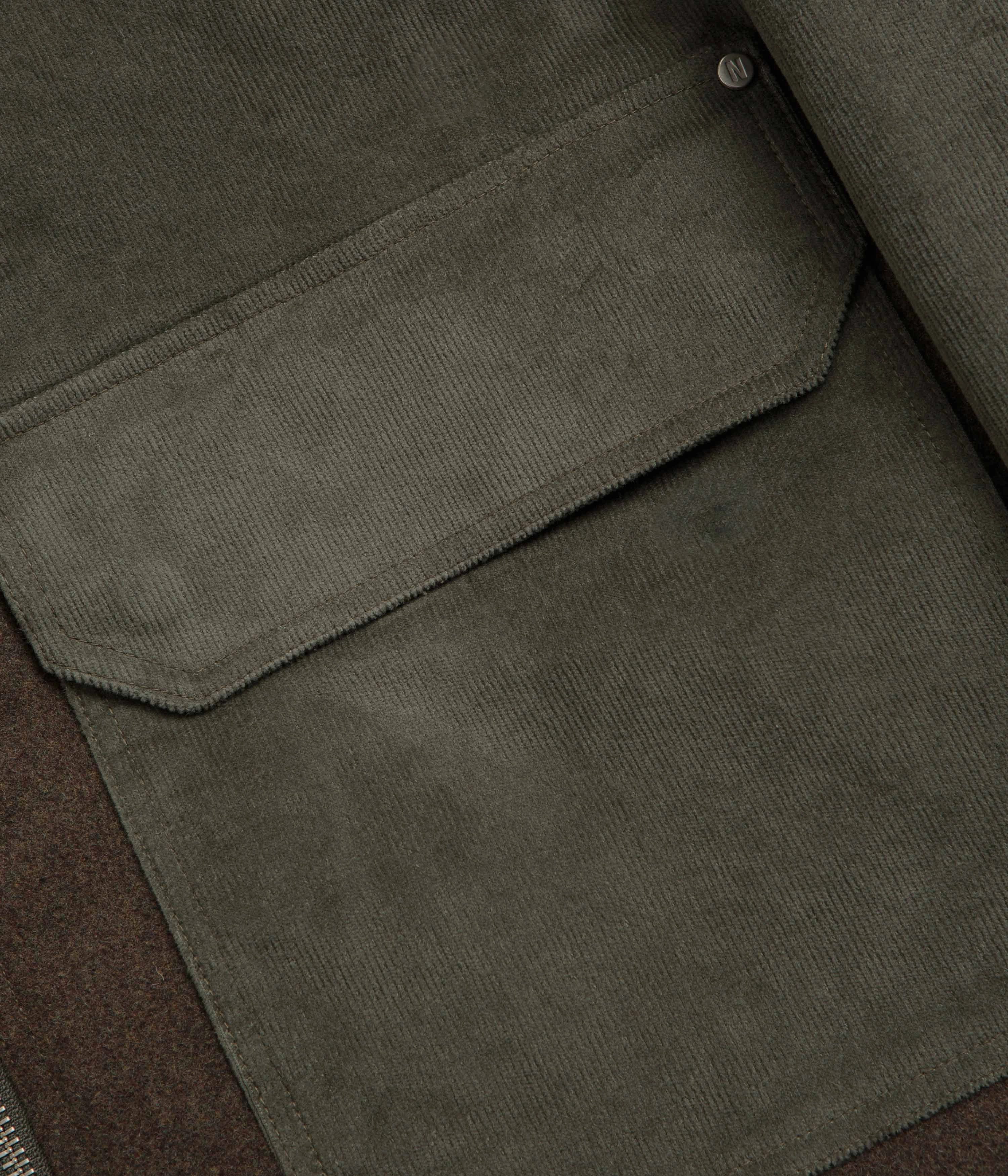 Morning Commute Gear Norse Projects Hakon Solotex Corduroy Jacket - Ivy Green
