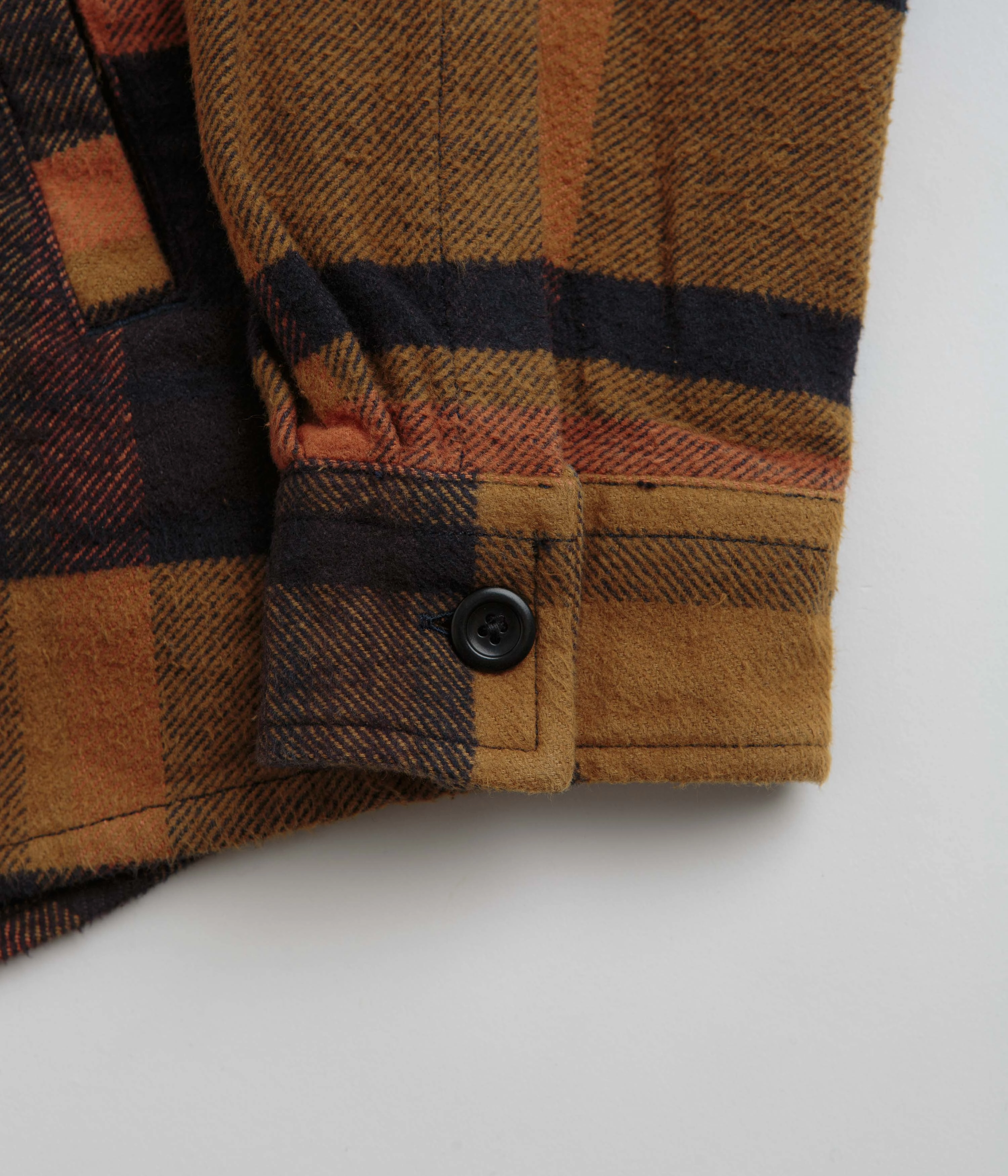 Microfiber Blend Norse Projects Julian Organic Heavy Twill Overshirt - Dark Navy