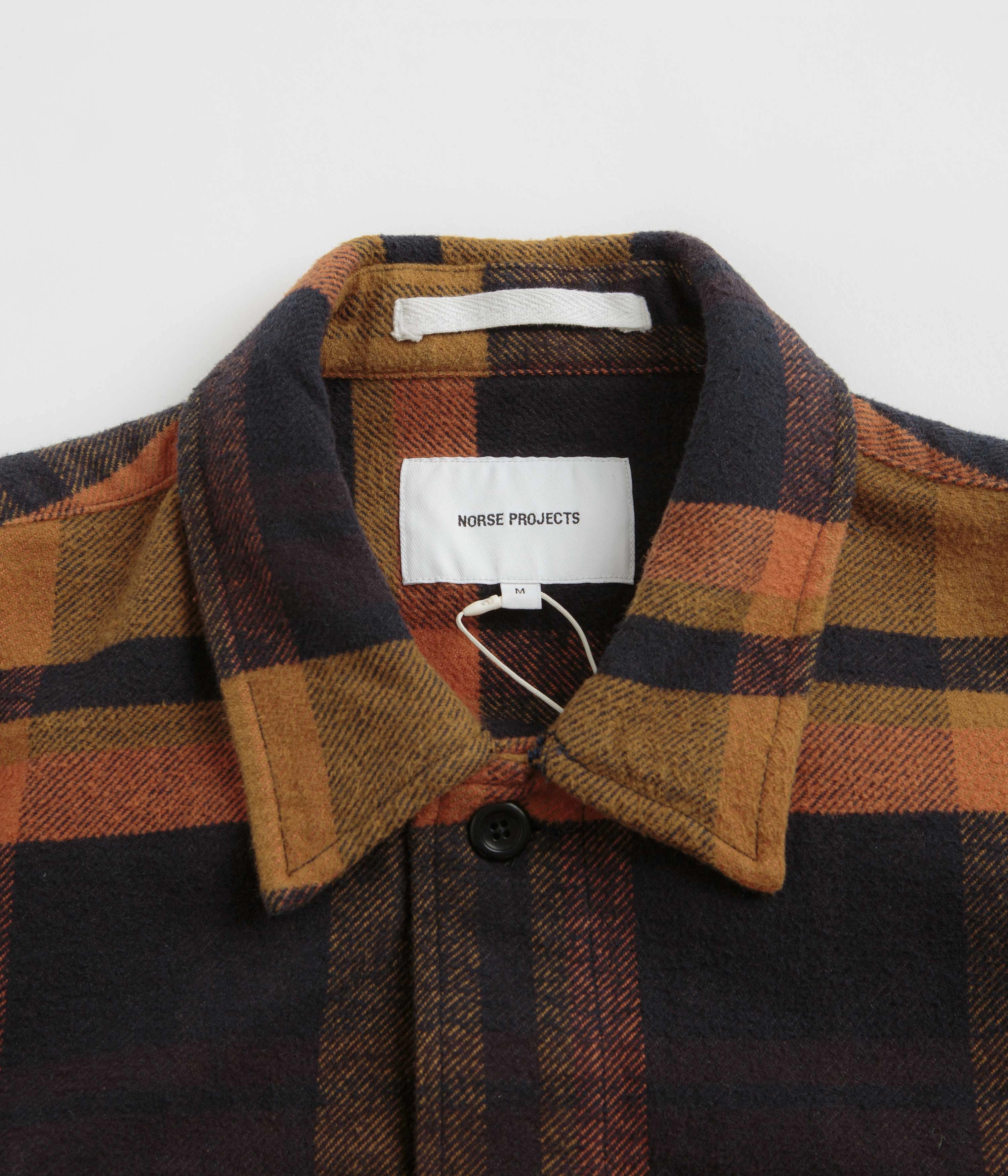 MoistureWickingTechnology Norse Projects Julian Organic Heavy Twill Overshirt - Dark Navy