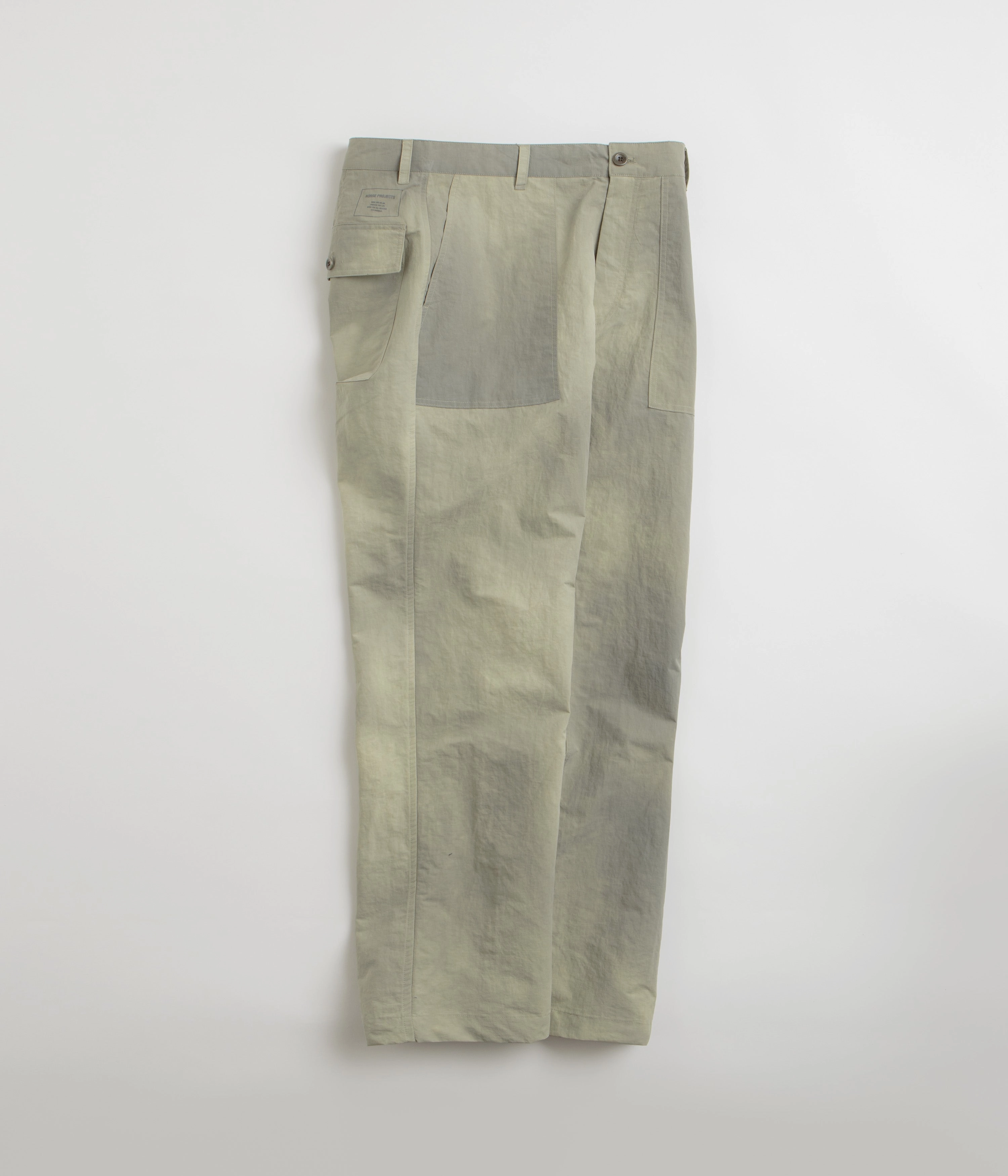 Norse Projects Lukas Relaxed Wave Dye Pants - Clay Relaxed Fit Design