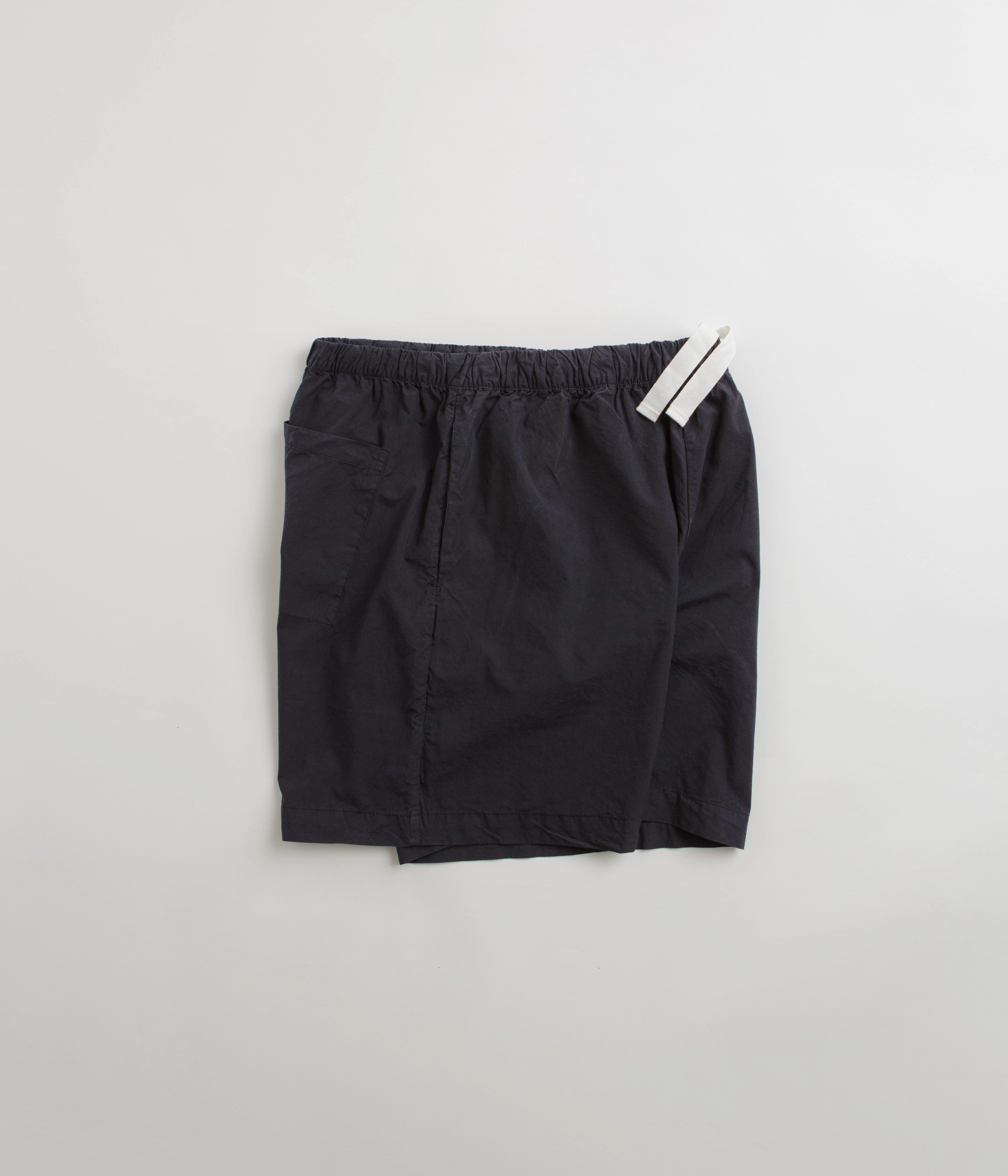 Norse Projects Per Cotton Tencel Shorts - Dark Navy Vegan Leather
