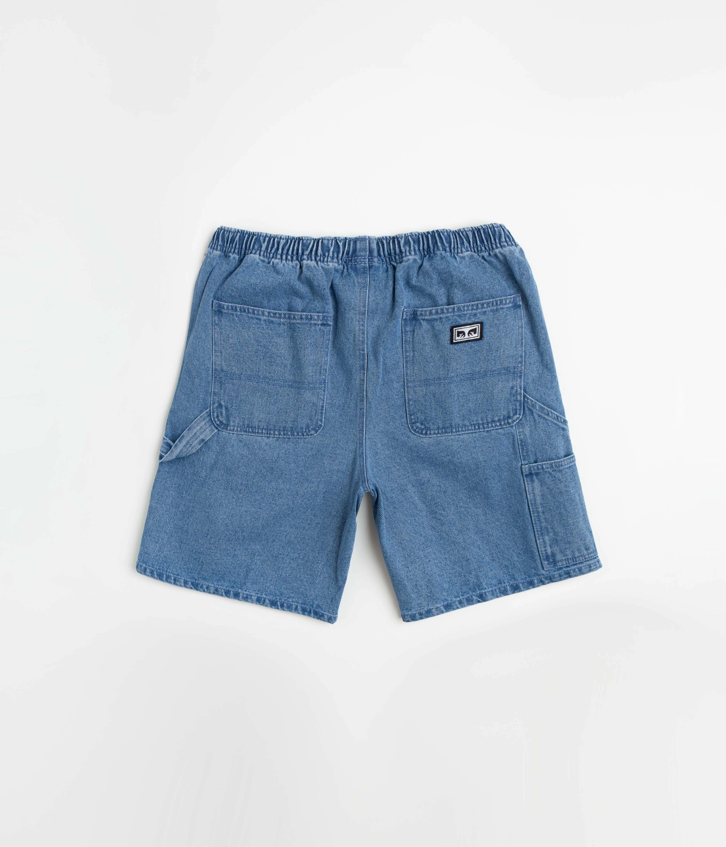 Obey Easy Denim Carpenter Shorts - Light Indigo Weekend Style activewear option