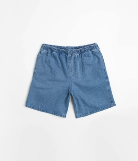 No Pressure Fit Flexible Layer Obey Easy Denim Carpenter Shorts - Light Indigo