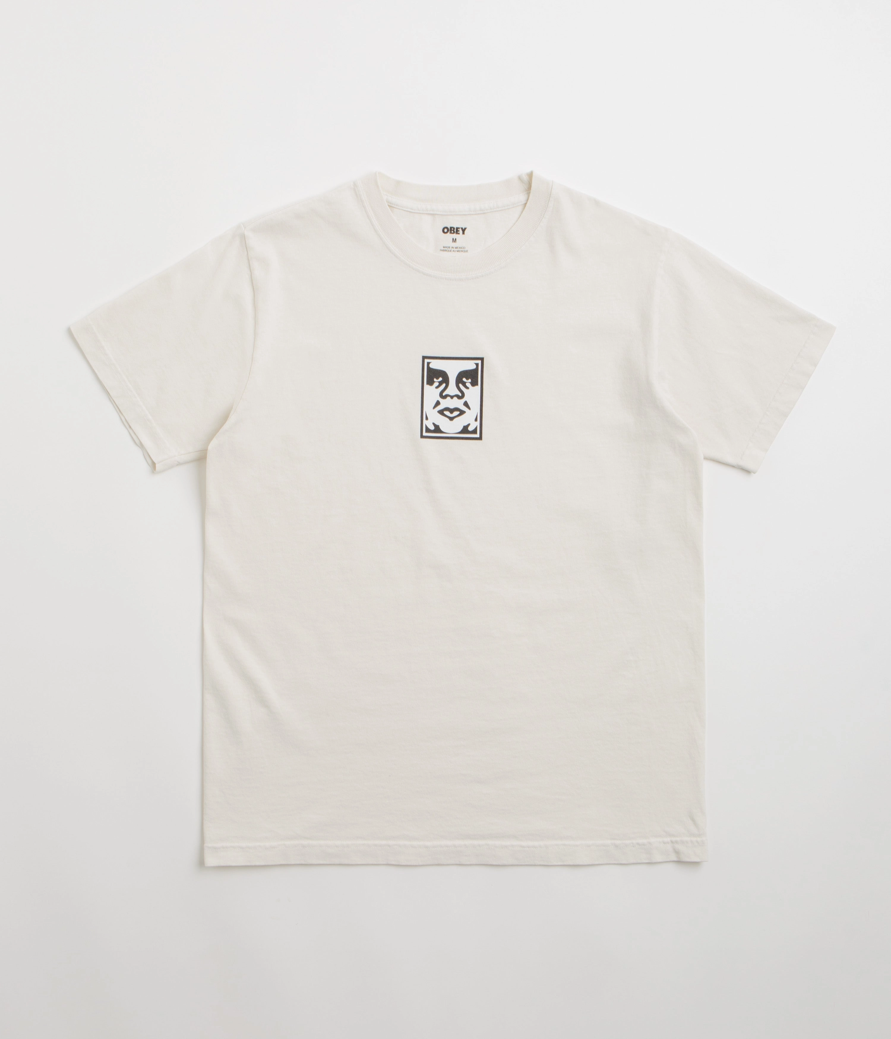 Easy Care Obey Icon Face T-Shirt - Pigment Chalk