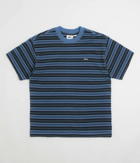 Obey Kenny Relaxed T-Shirt - Coronet Blue Multi Classic Wear Timeless Comfort Wear