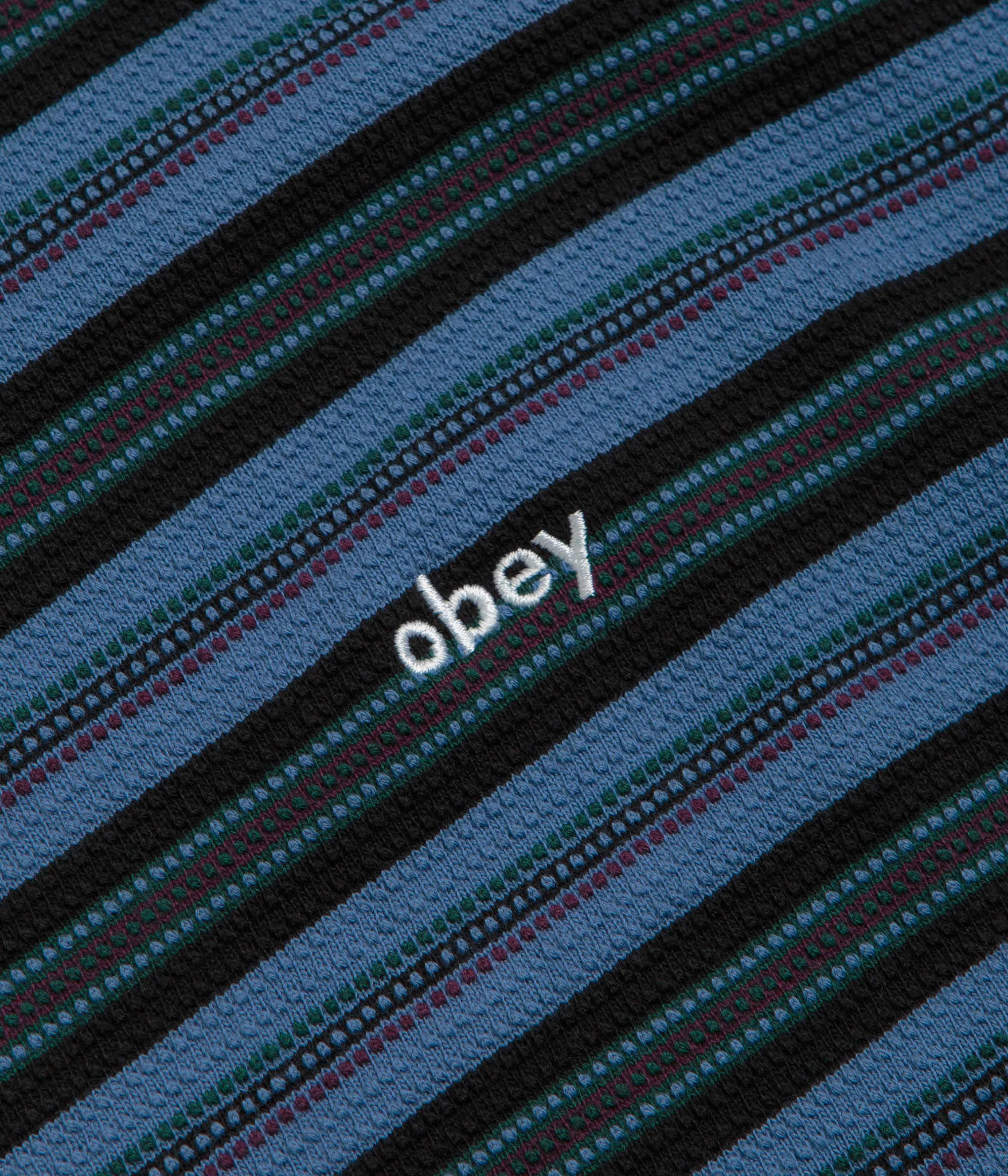 Obey Kenny Relaxed T-Shirt - Coronet Blue Multi Classic Chic