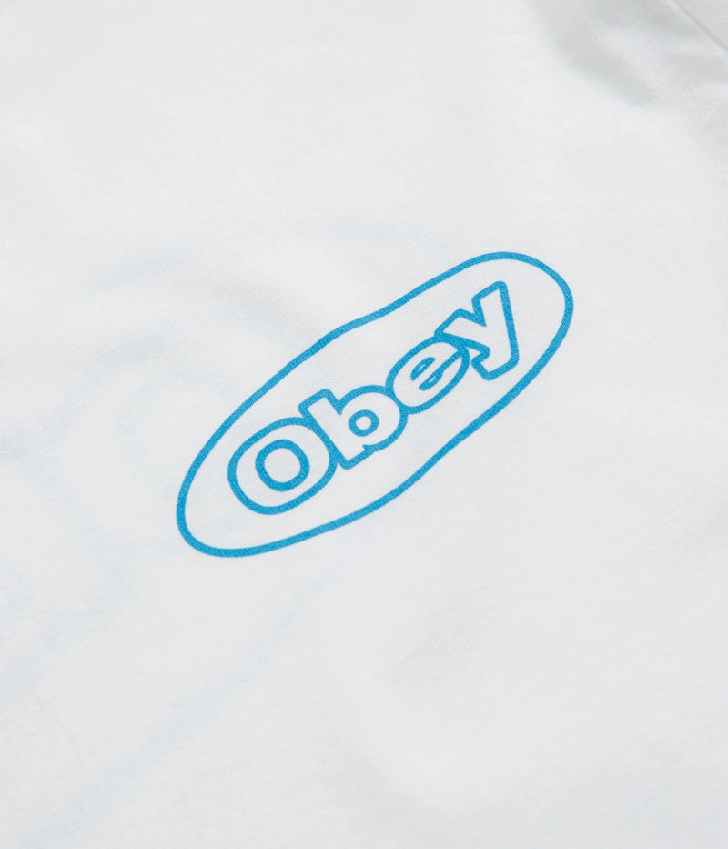 Versatile Fashion Obey Reaction T-Shirt - White