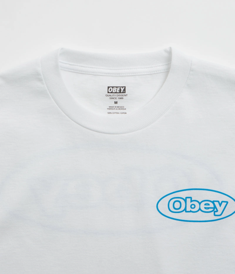 QuickDryTechnology Obey Reaction T-Shirt - White