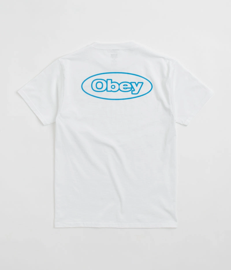 Obey Reaction T-Shirt - White Chic Style Trend Moisture wicking