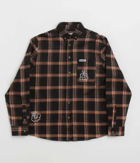 Mature appeal Petite Cut Butter Goods Bugs Flannel Shirt - Black