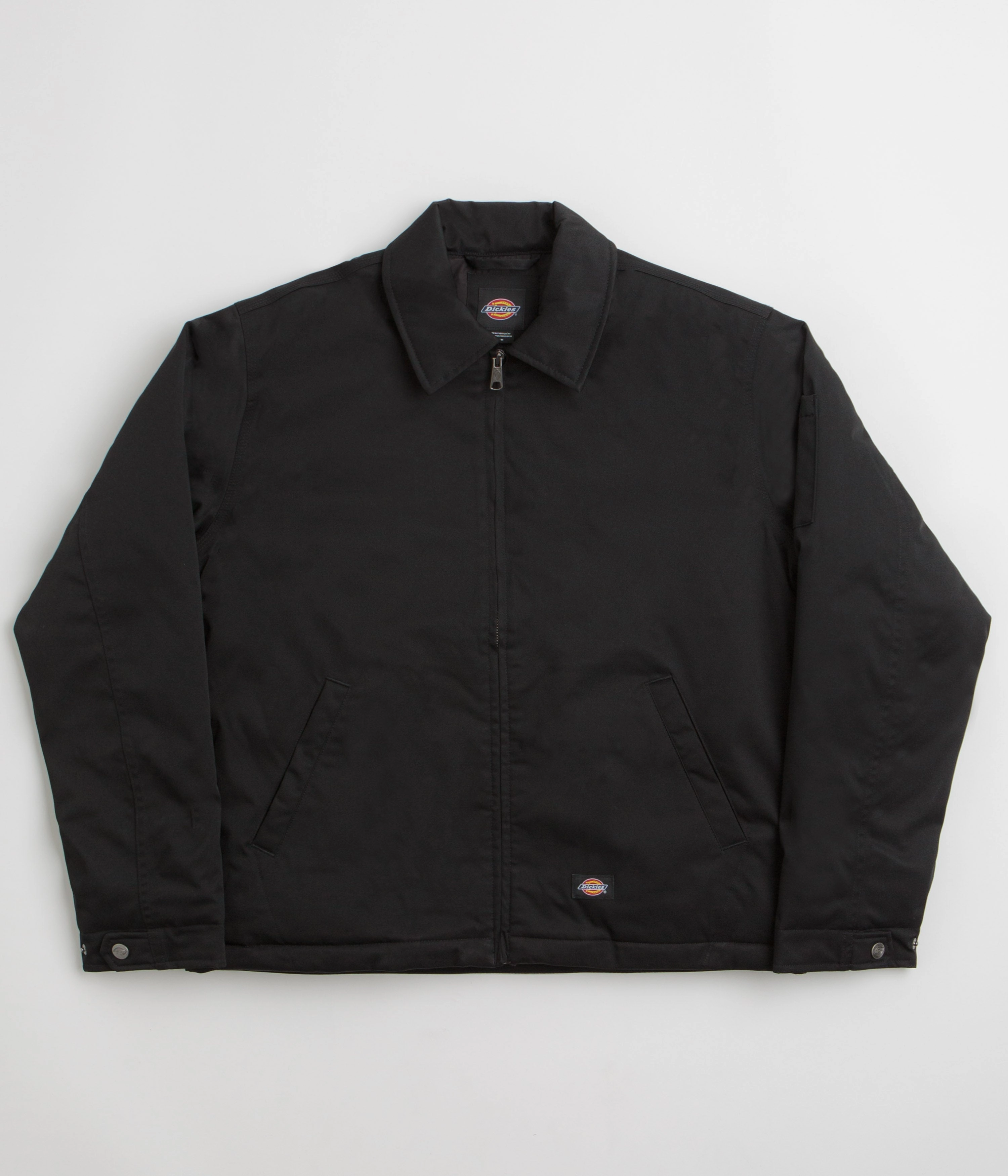 Dickies Eisenhower Puffer Jacket - Black / Black Headphone Hole