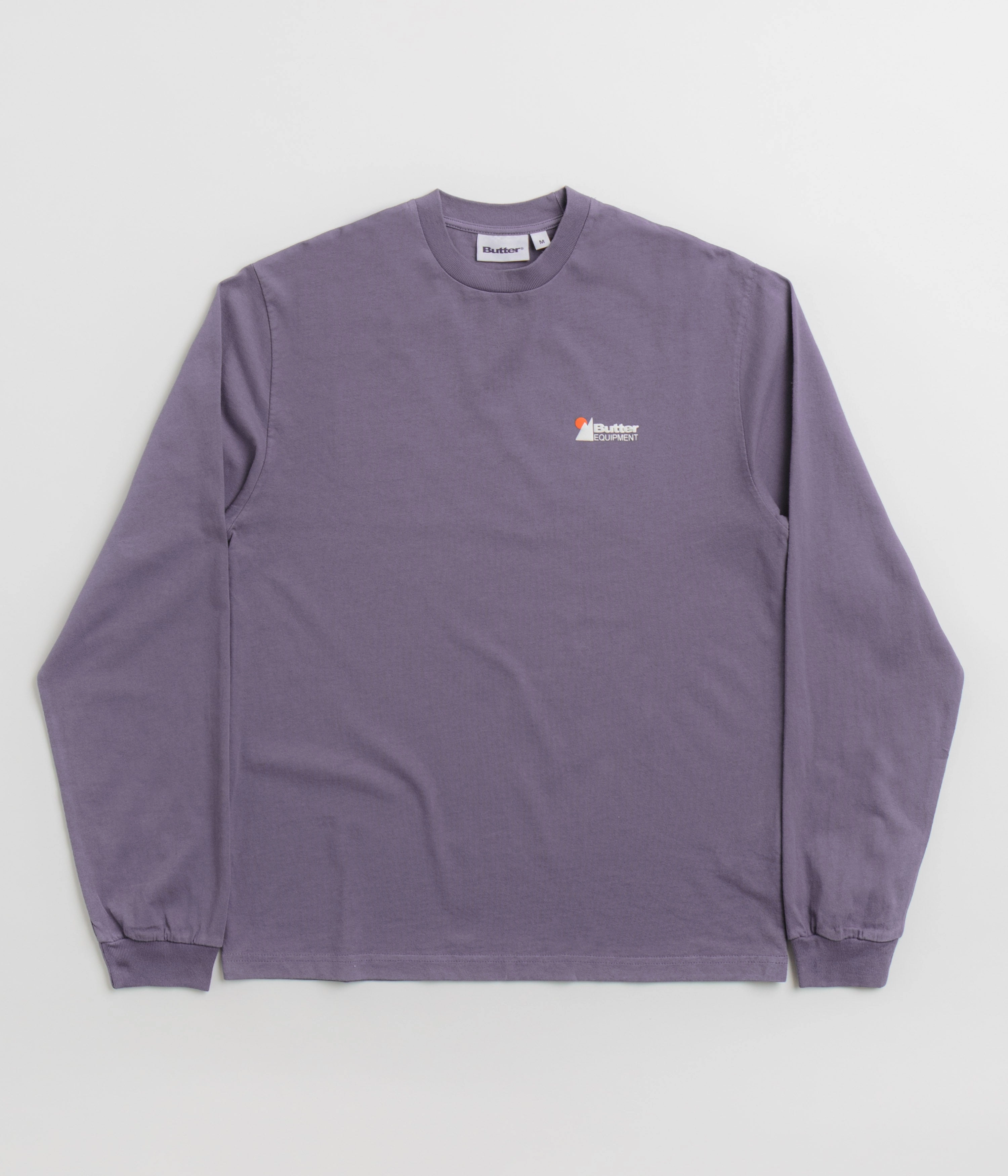 Butter Goods Pigment Dye Long Sleeve T-Shirt - Dusk Sublimation Resistant Fabric Elegant Detail