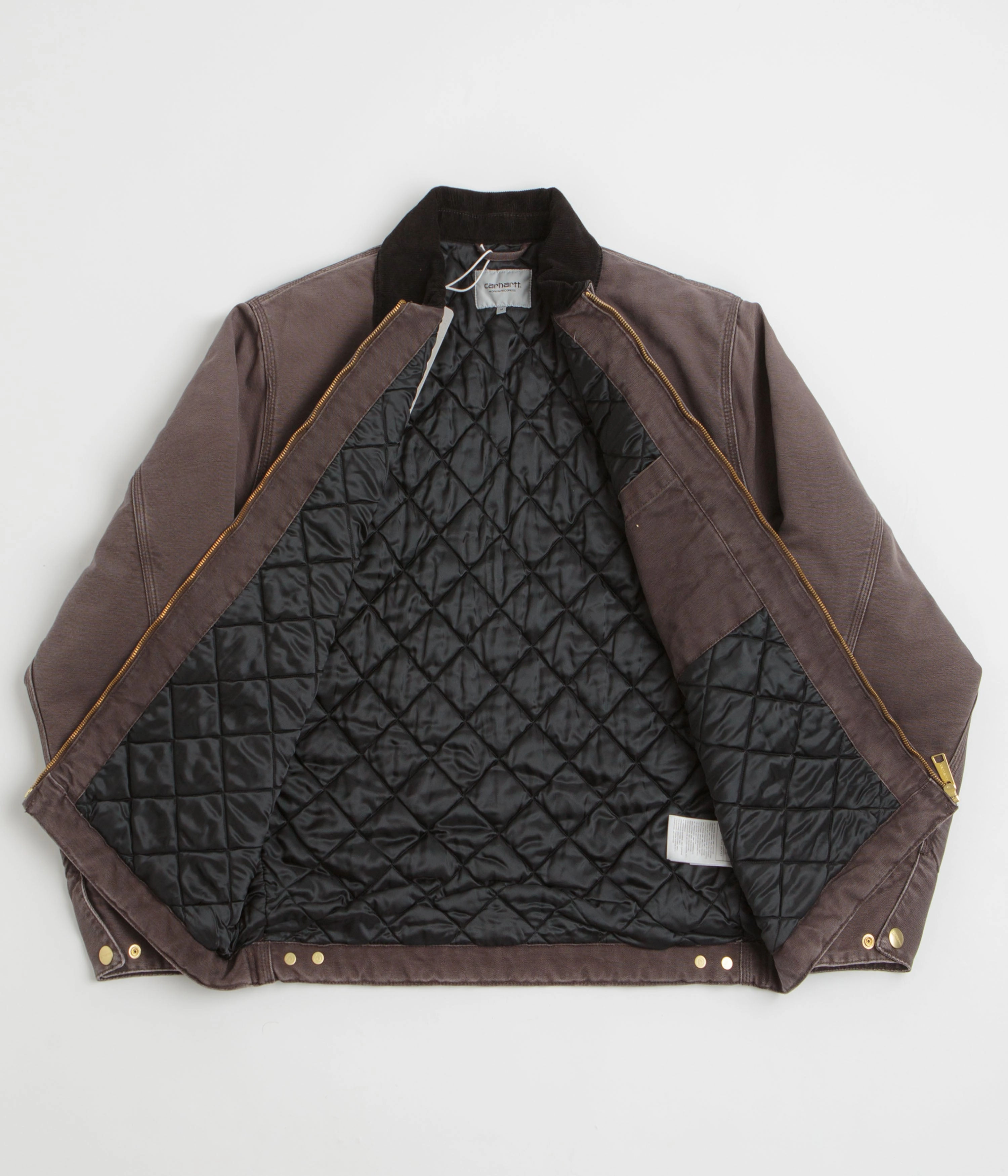Carhartt OG Detroit Jacket - Tobacco / Black Stone Canvas City Ready Smart Weather Style