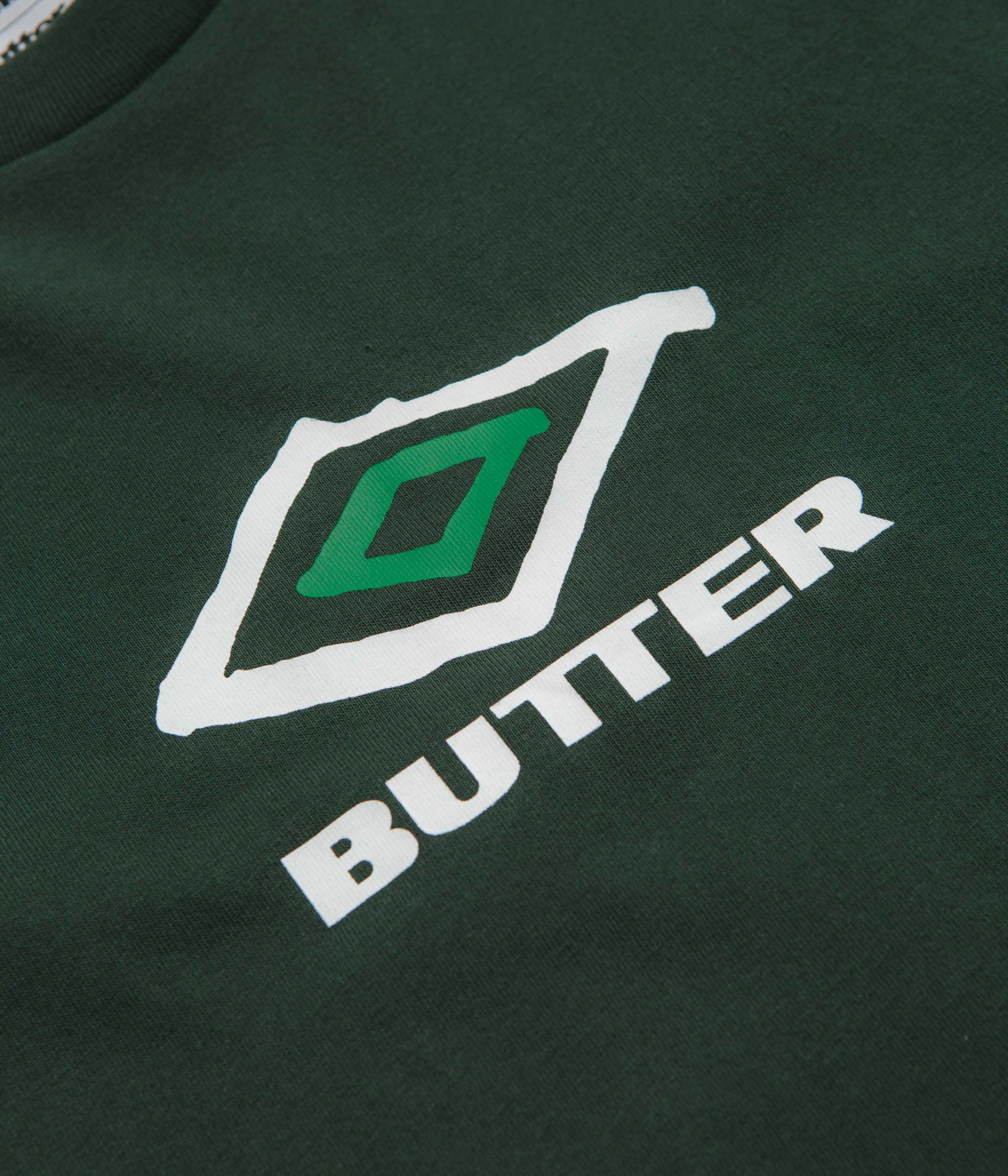 Butter Goods x Umbro Ball T-Shirt - Dark Forest Fashionable Look