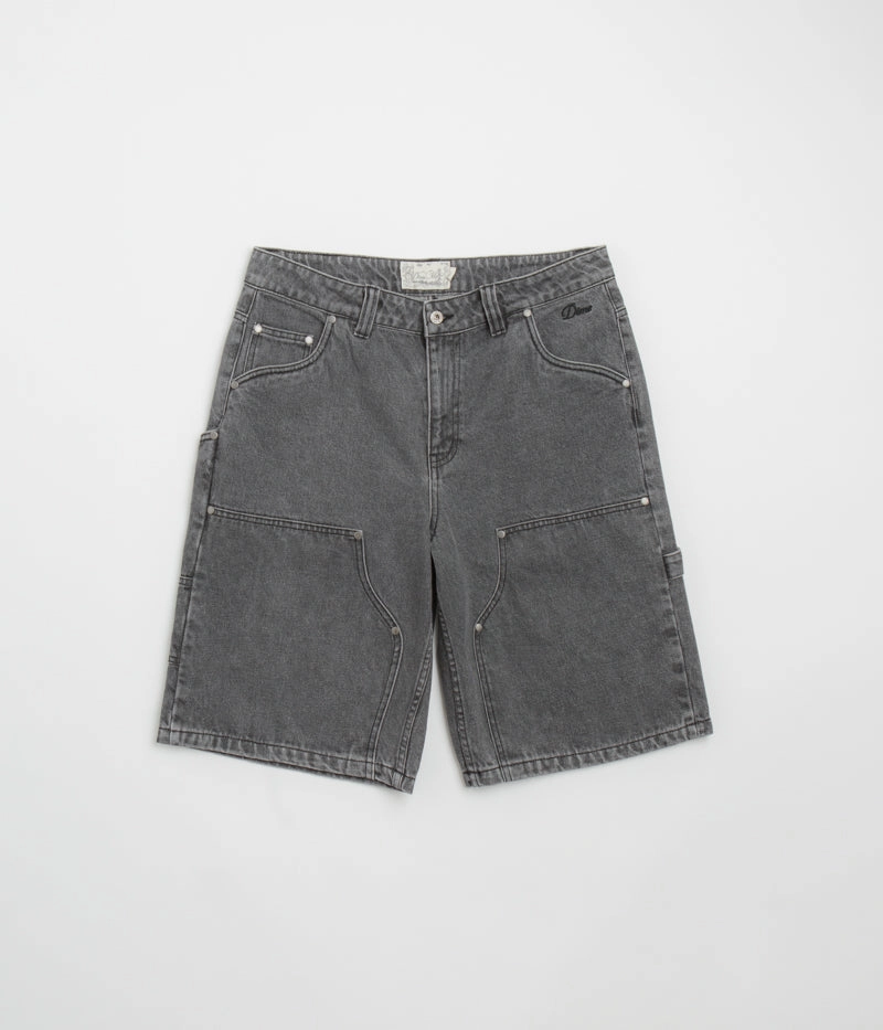 Sandals Ventilated Back Panels Dime Carpenter Denim Shorts - Faded Black