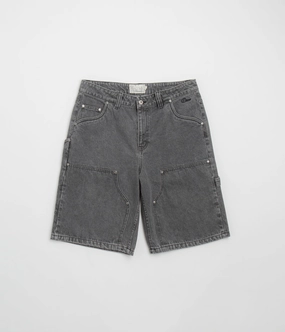 Sandals Ventilated Back Panels Dime Carpenter Denim Shorts - Faded Black