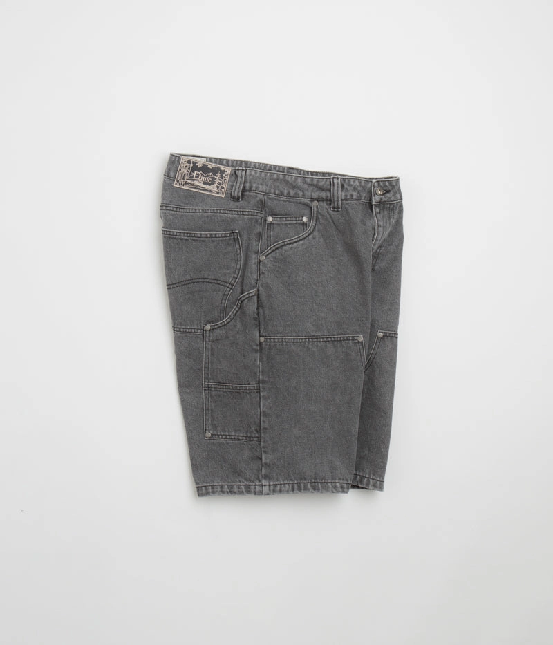 Dual Zone Ventilation Dime Carpenter Denim Shorts - Faded Black