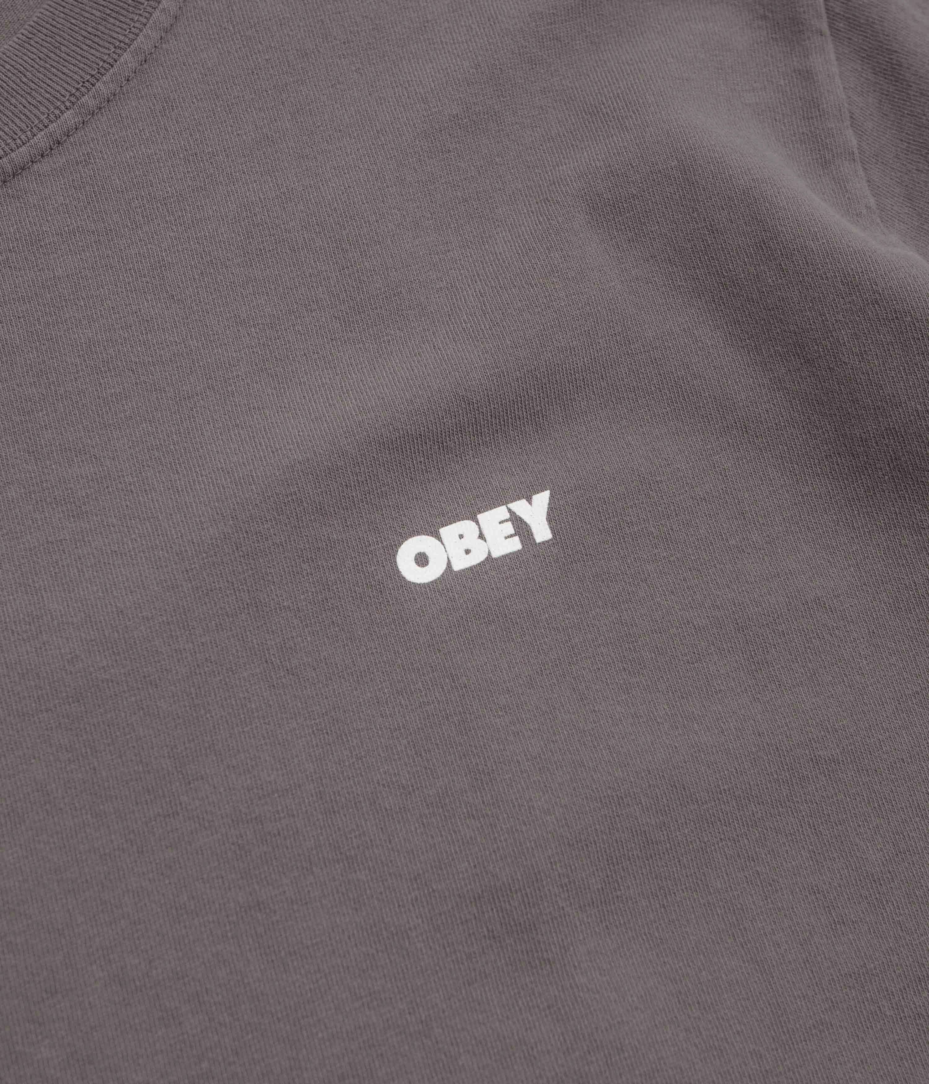 Obey Bold Icon Face T-Shirt - Pigment Dusty Black Easy Wear Option